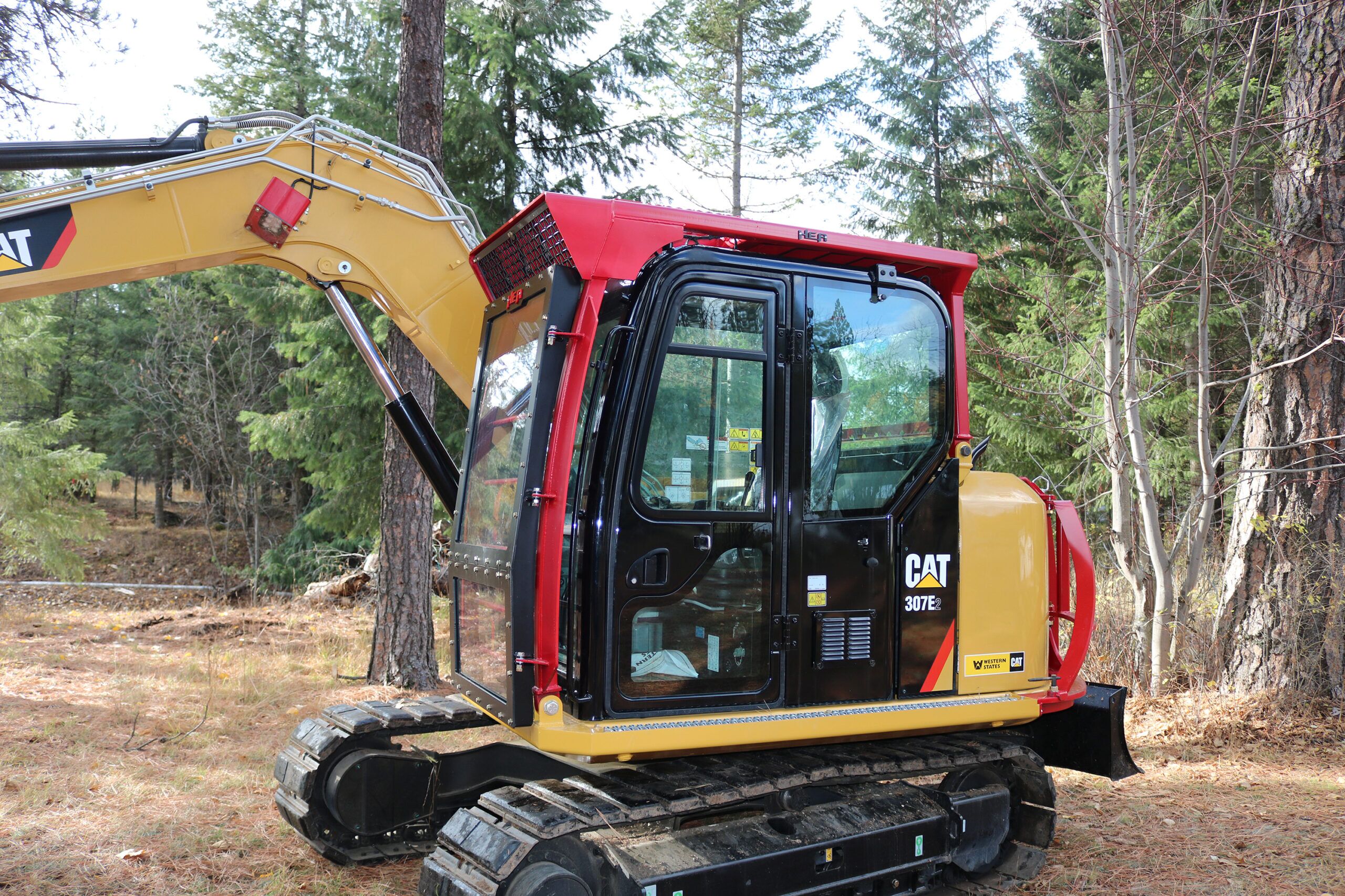 CAT 307E2 Custom Guarding