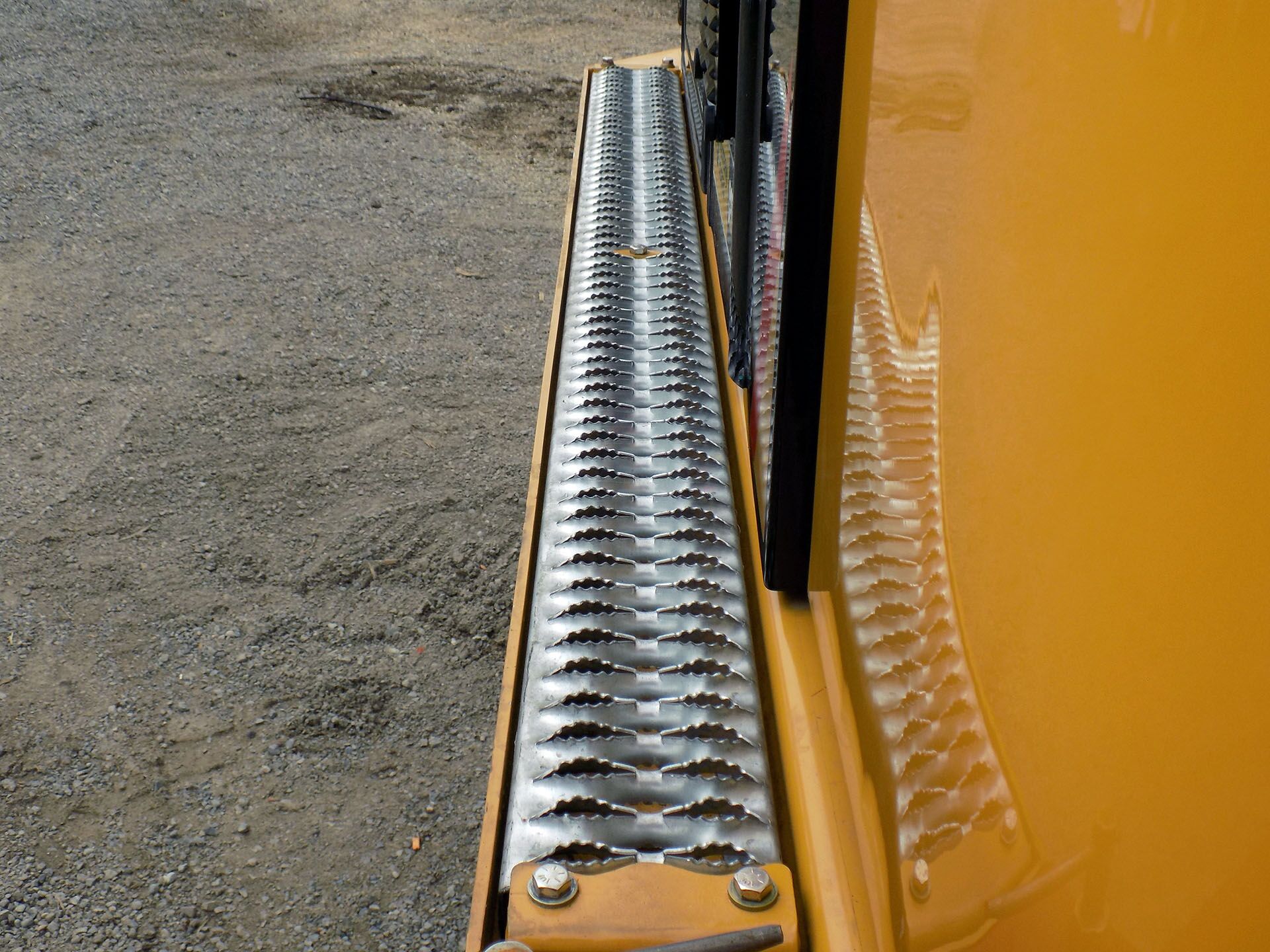 Caterpillar 308E2 Ballistic Logger Style Window and Top Cab Guard