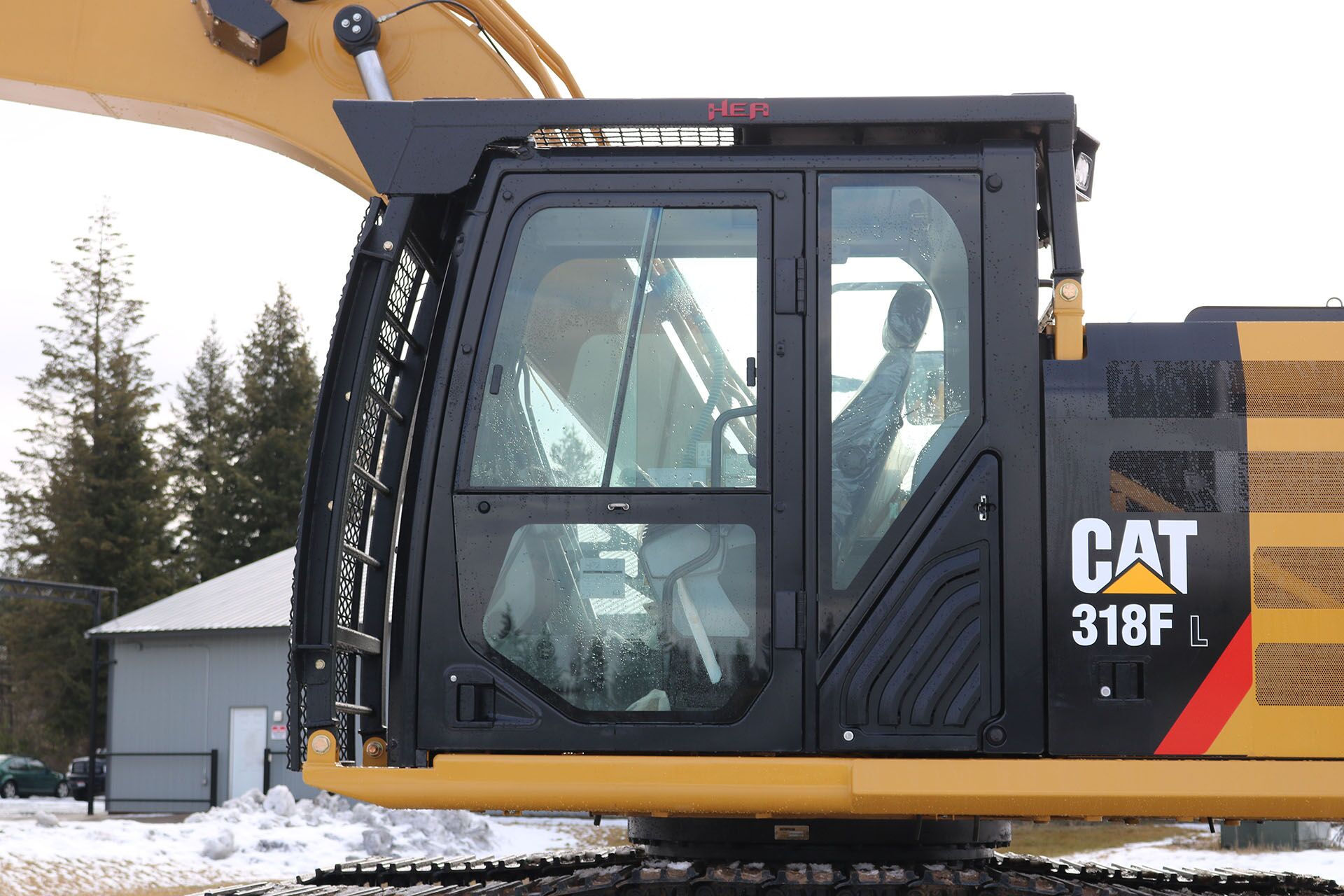 CAT 318FL Bolt on Excavator Guard