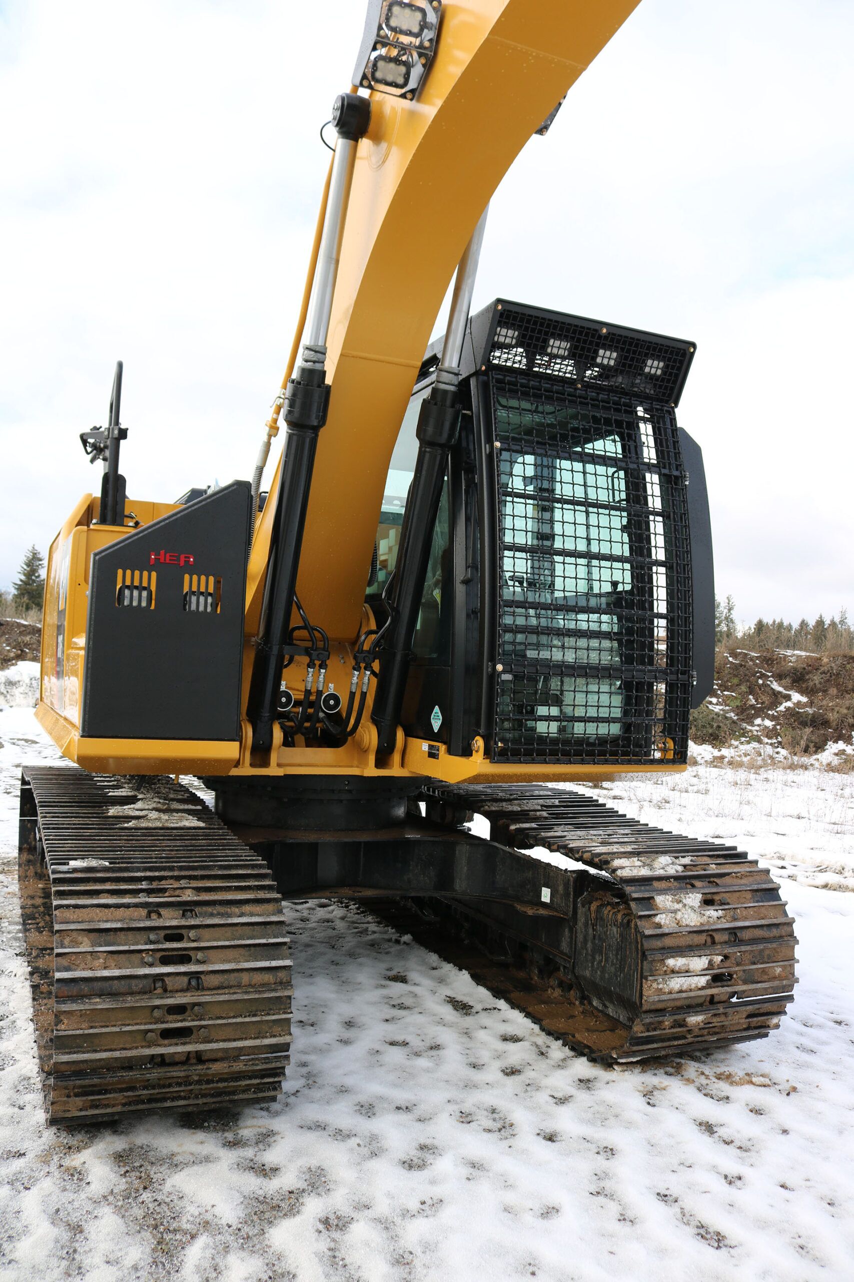 CAT 318FL Bolt on Excavator Guard