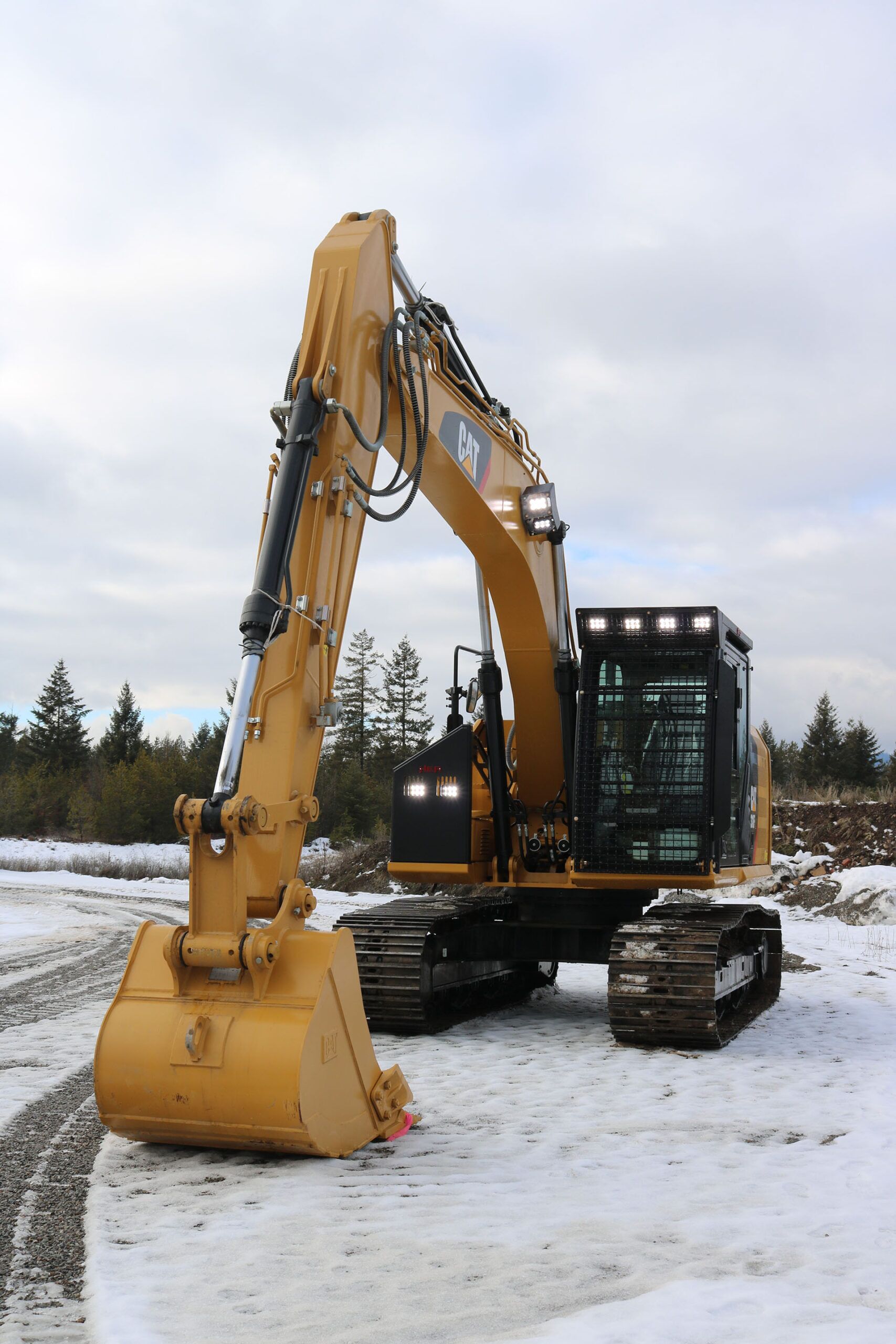 CAT 318FL Bolt on Excavator Guard