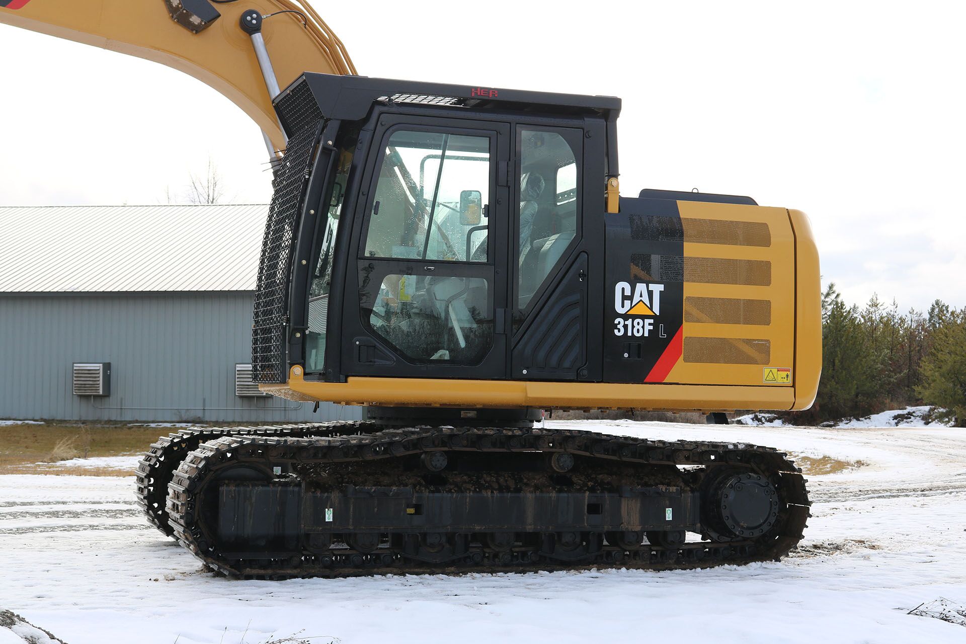 CAT 318FL Bolt on Excavator Guard