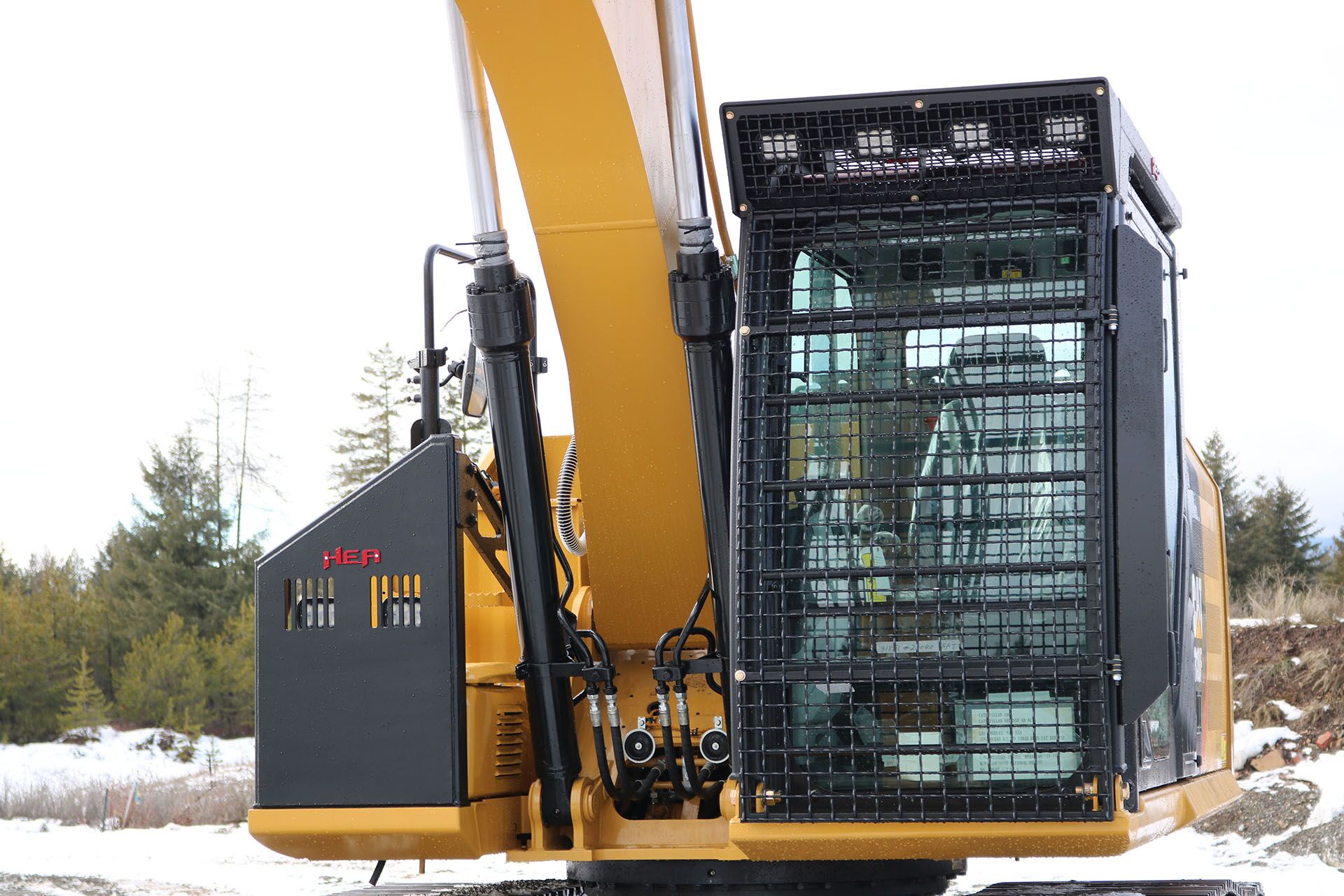 CAT 318FL Bolt on Excavator Guard