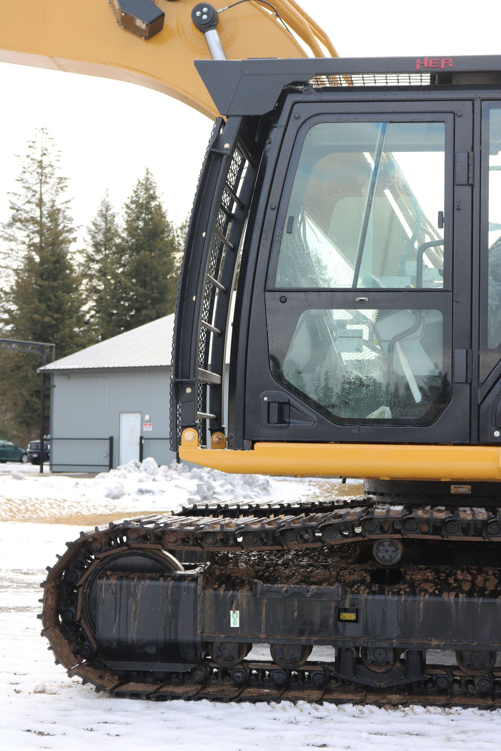 CAT 318FL Bolt on Excavator Guard