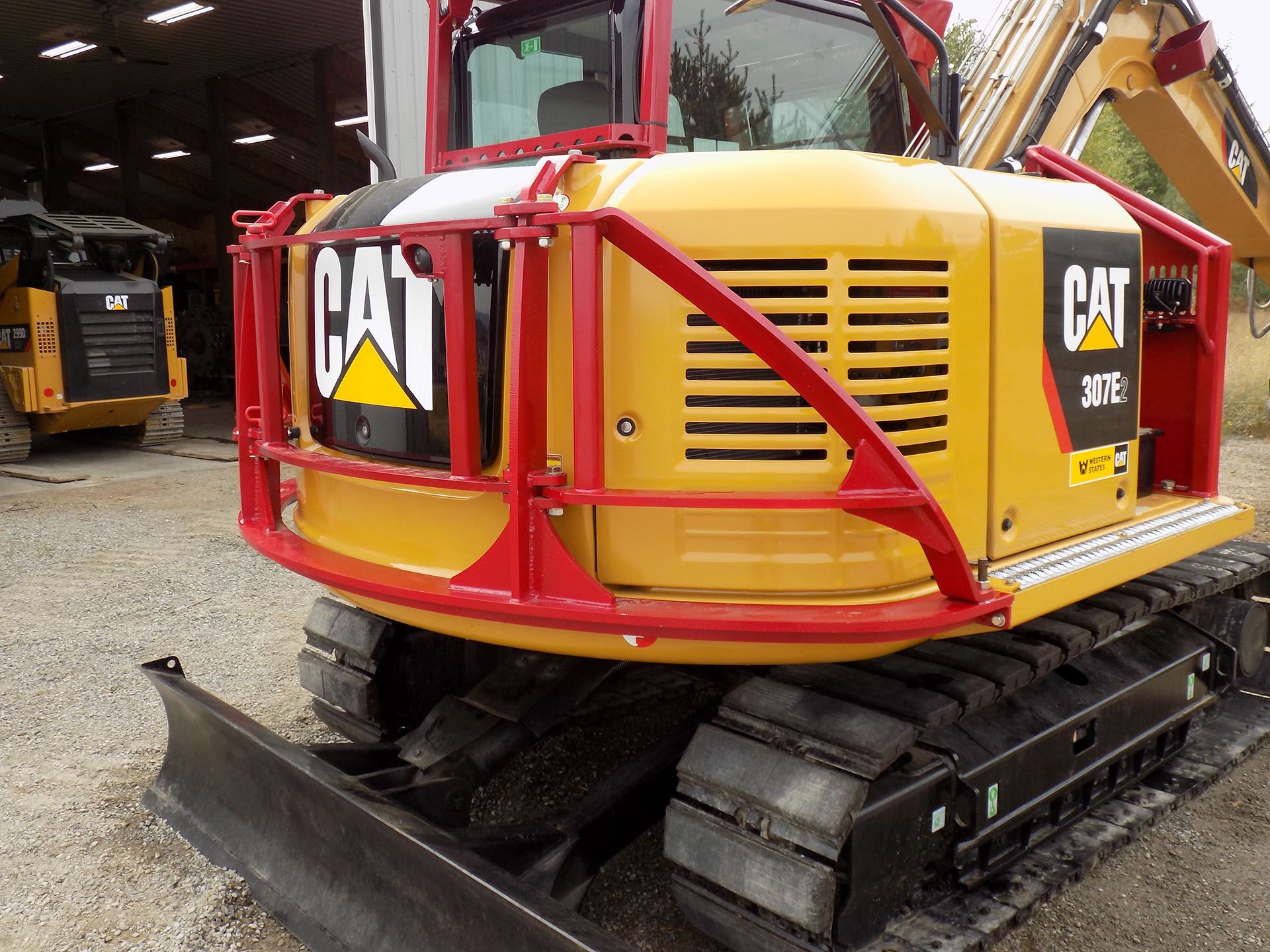 CAT 307E2 Custom Guarding