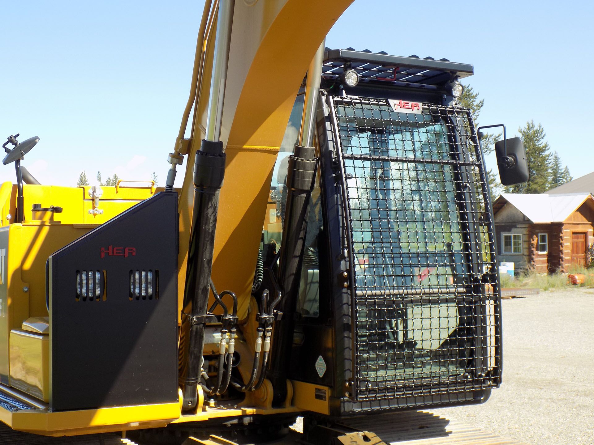 CAT 313F Bolt On Excavator Guard