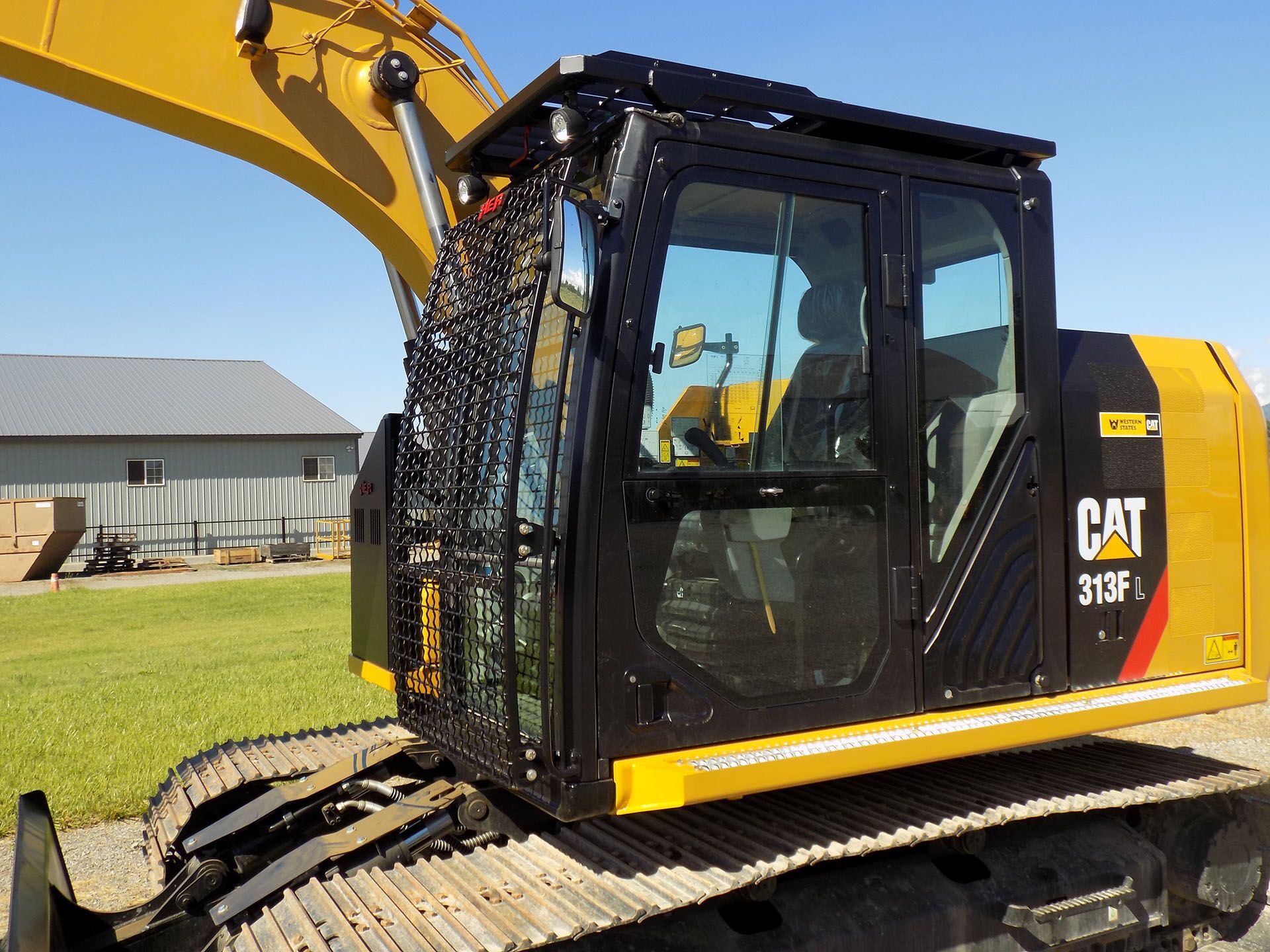 CAT 313F Bolt On Excavator Guard