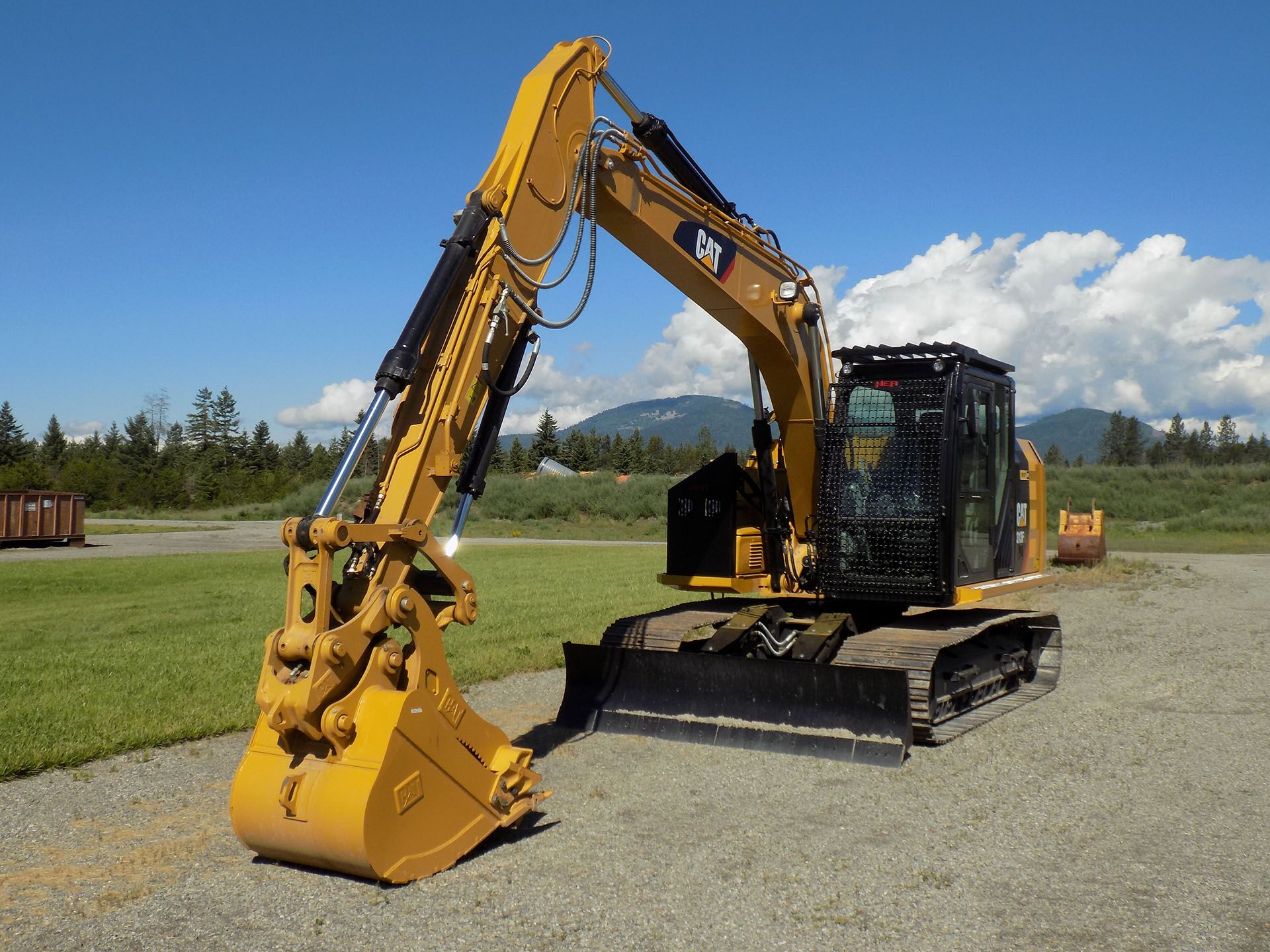 CAT 313F Bolt On Excavator Guard