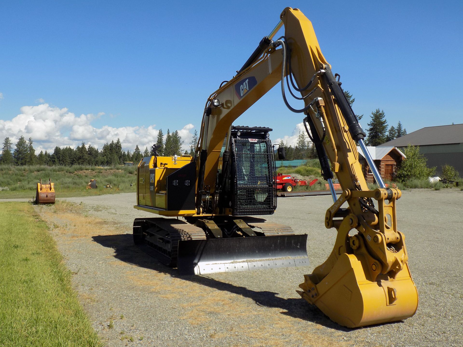 CAT 313F Bolt On Excavator Guard