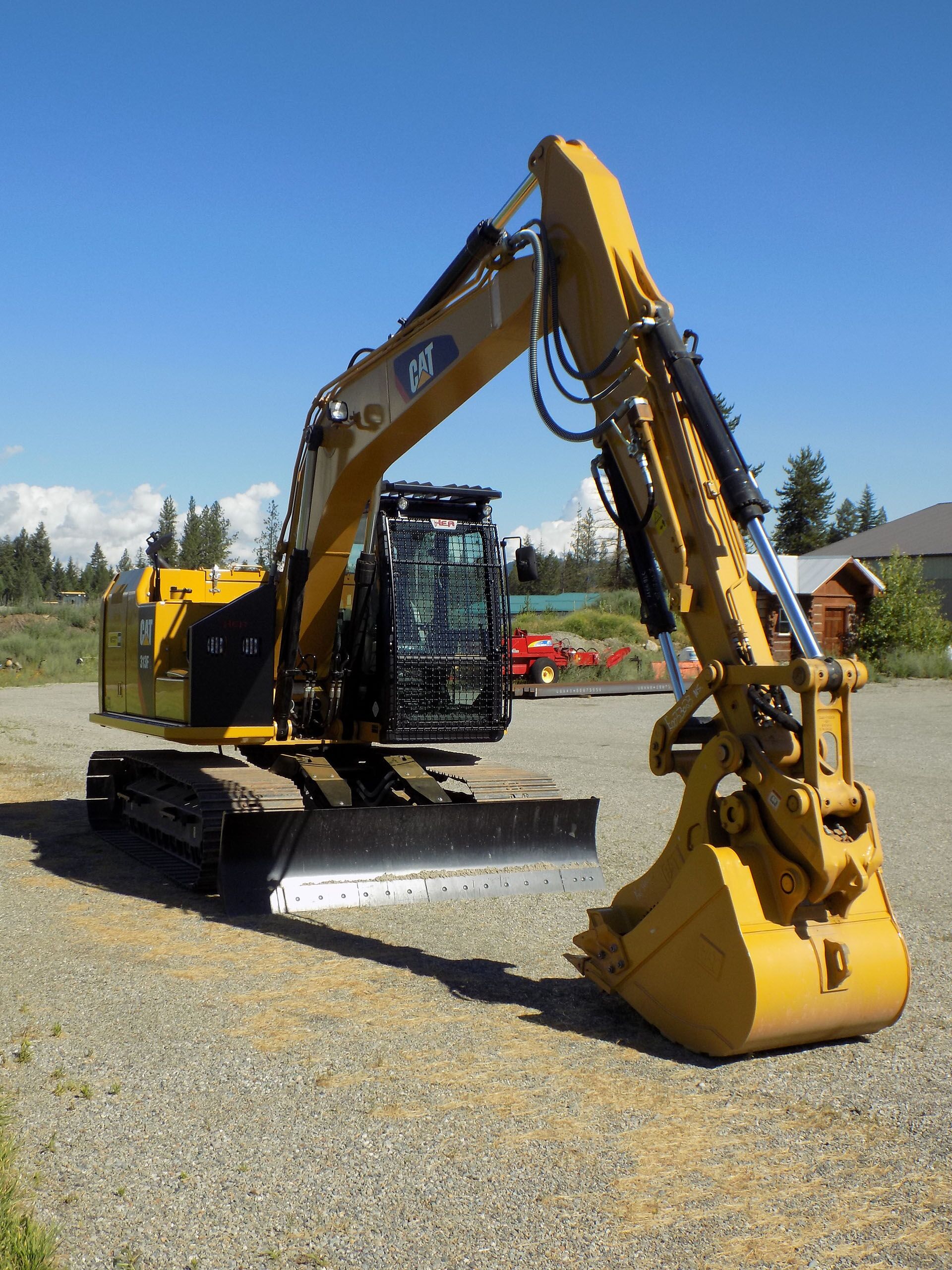 CAT 313F Bolt On Excavator Guard