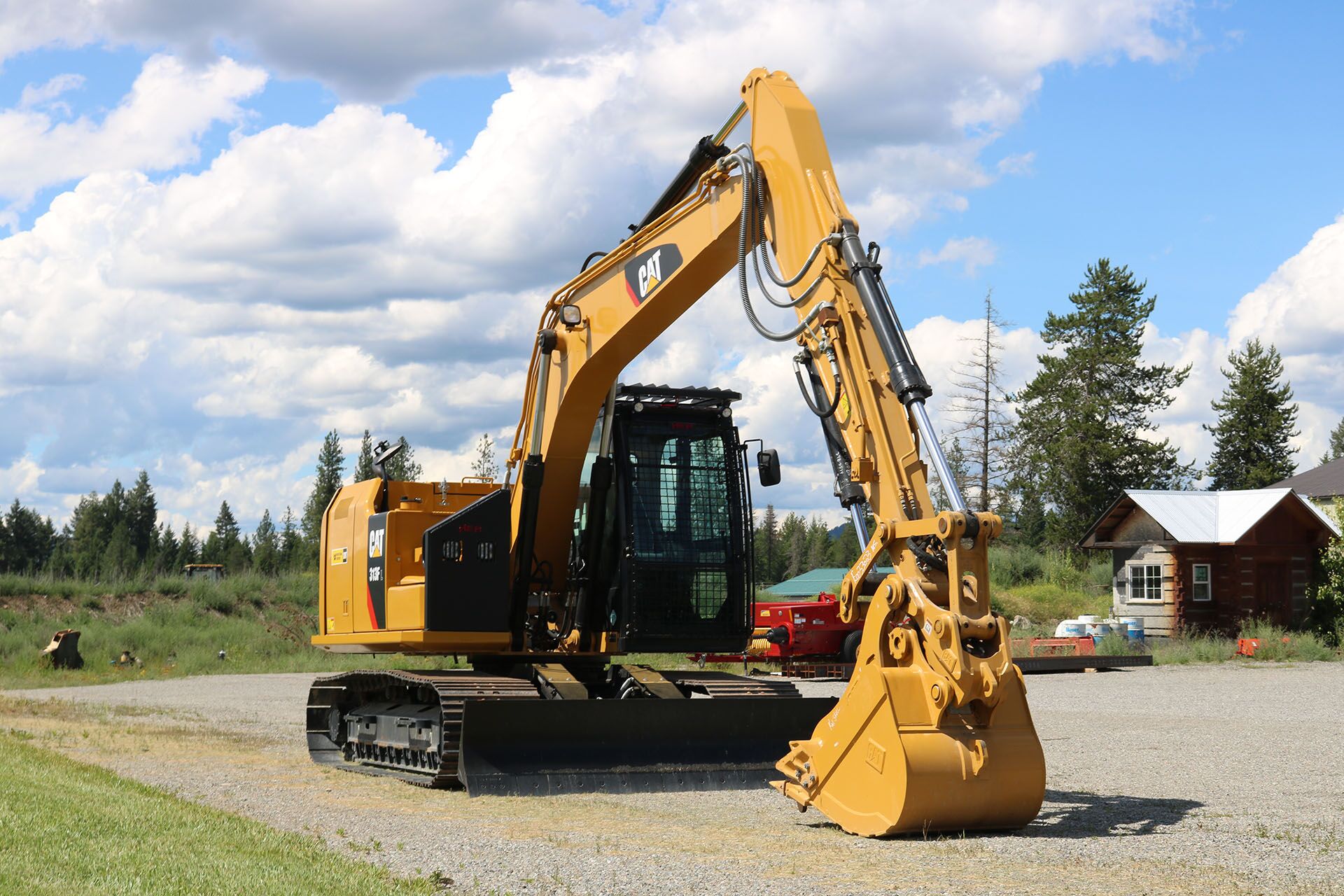 CAT 313F Bolt On Excavator Guard