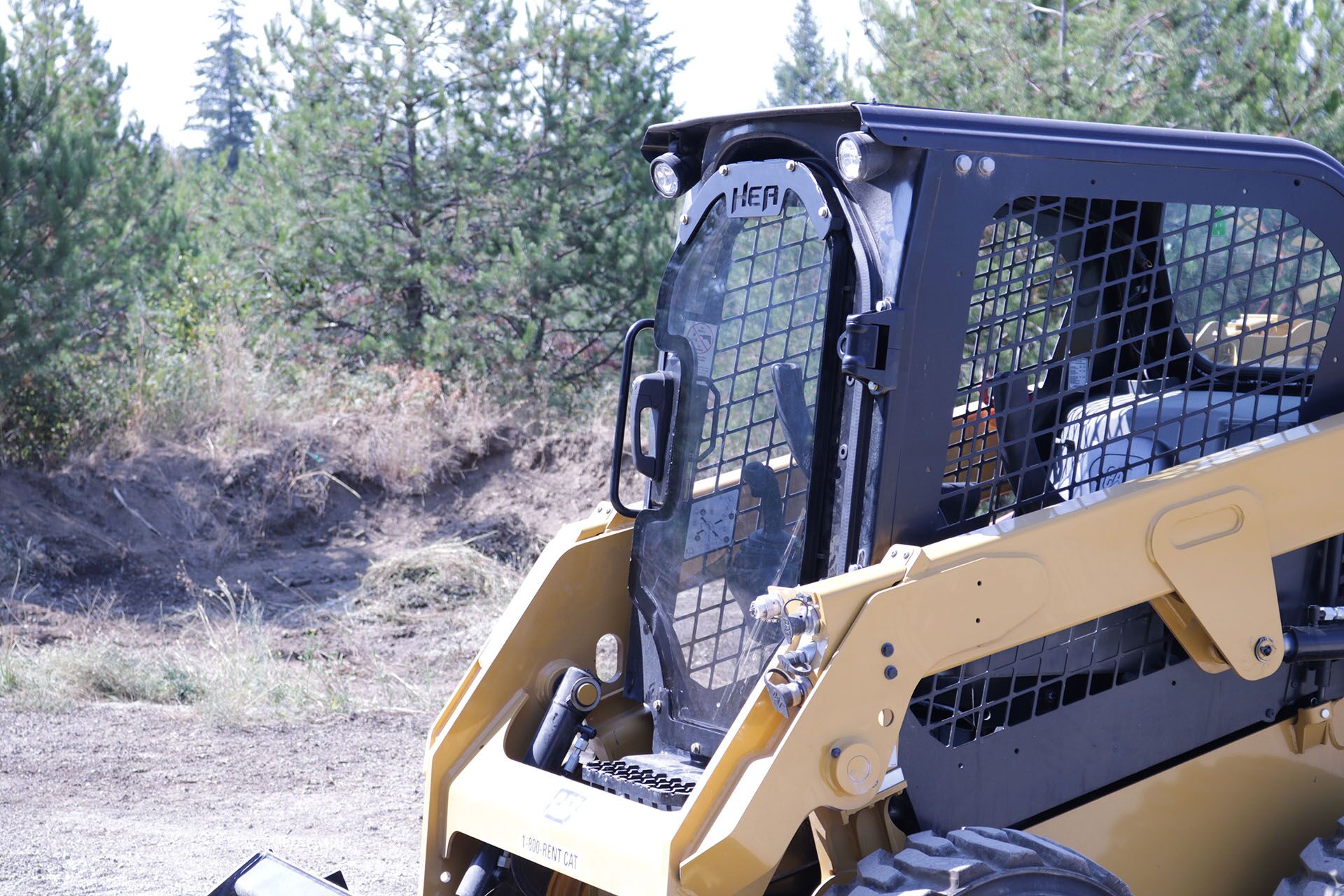 Caterpillar 226D Ballistic Door