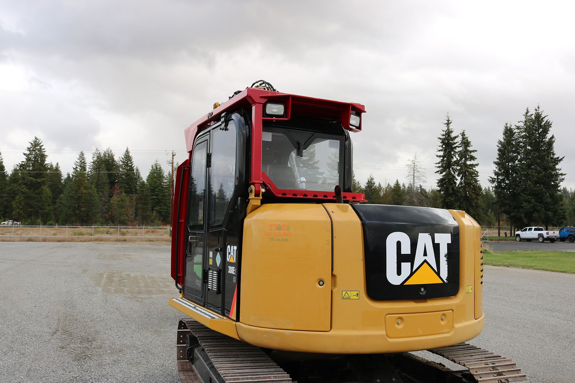 CAT 308E2 Custom Guarding