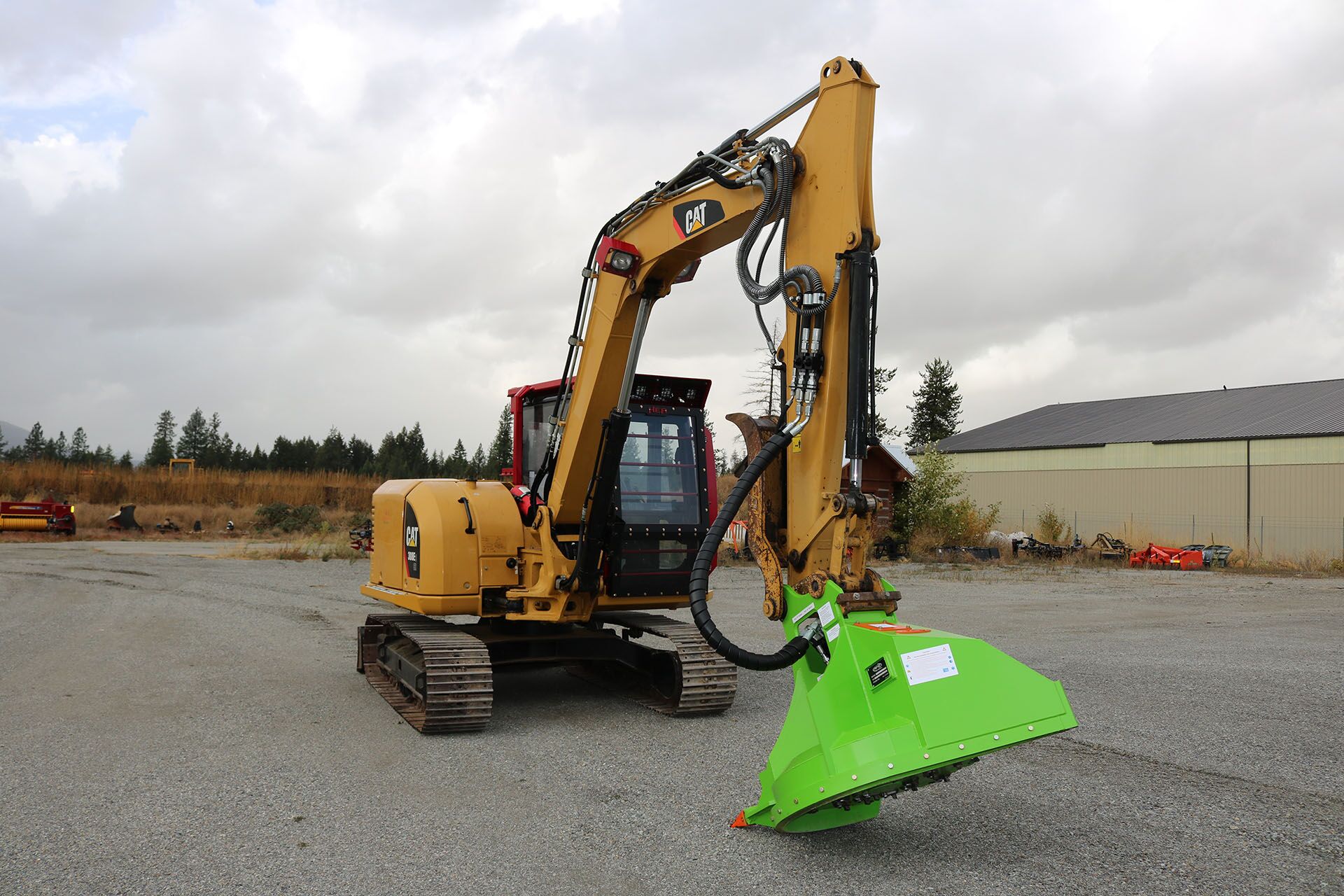 CAT 308E2 Custom Guarding