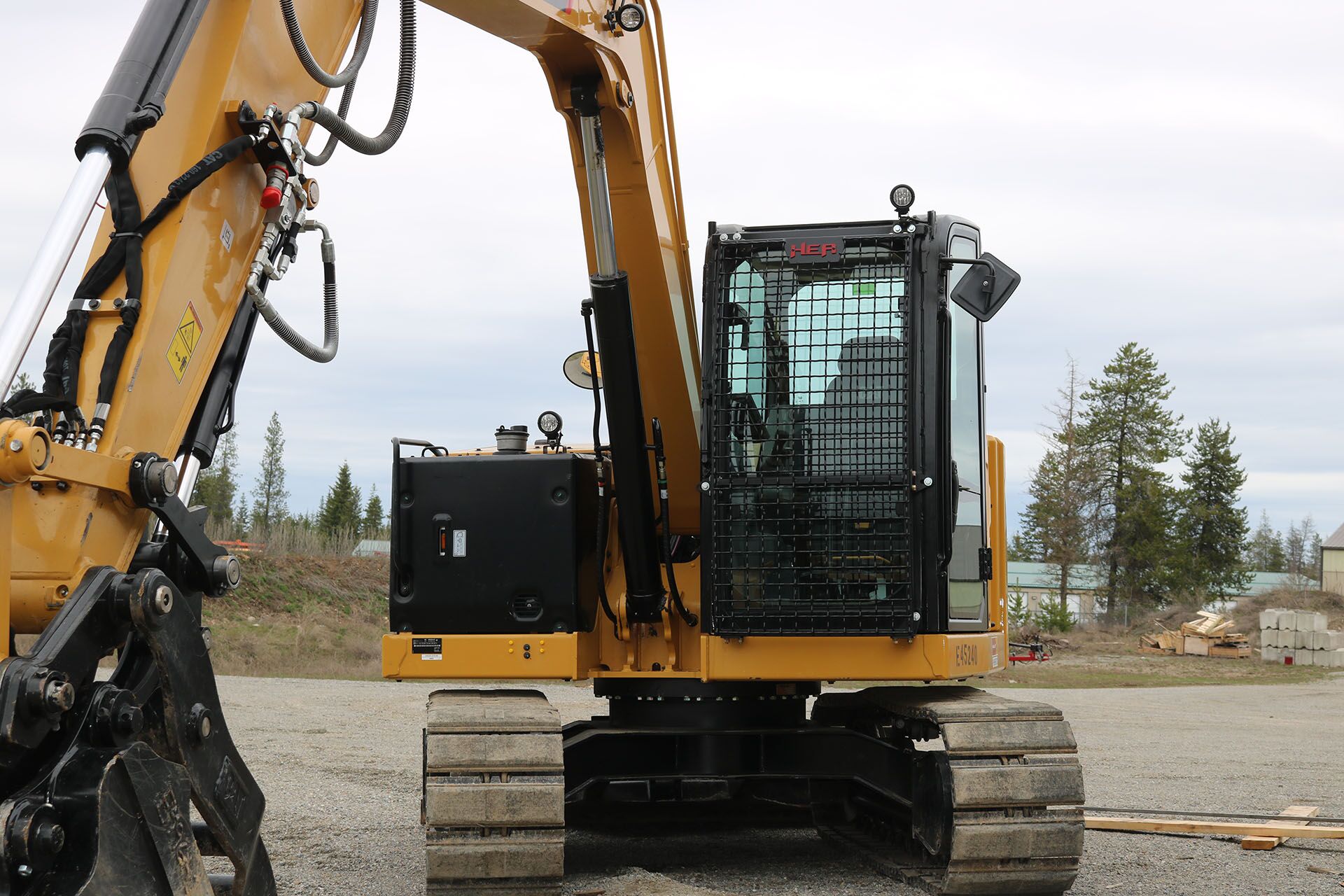 CAT 307.5 Next Gen Bolt on Excavator Guard