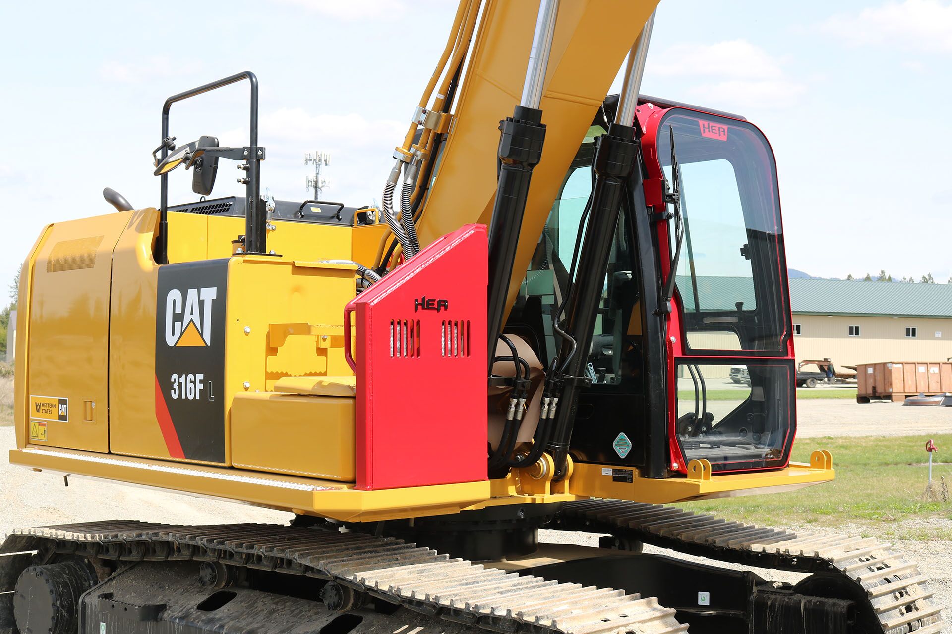 CAT 316F Custom Guarding