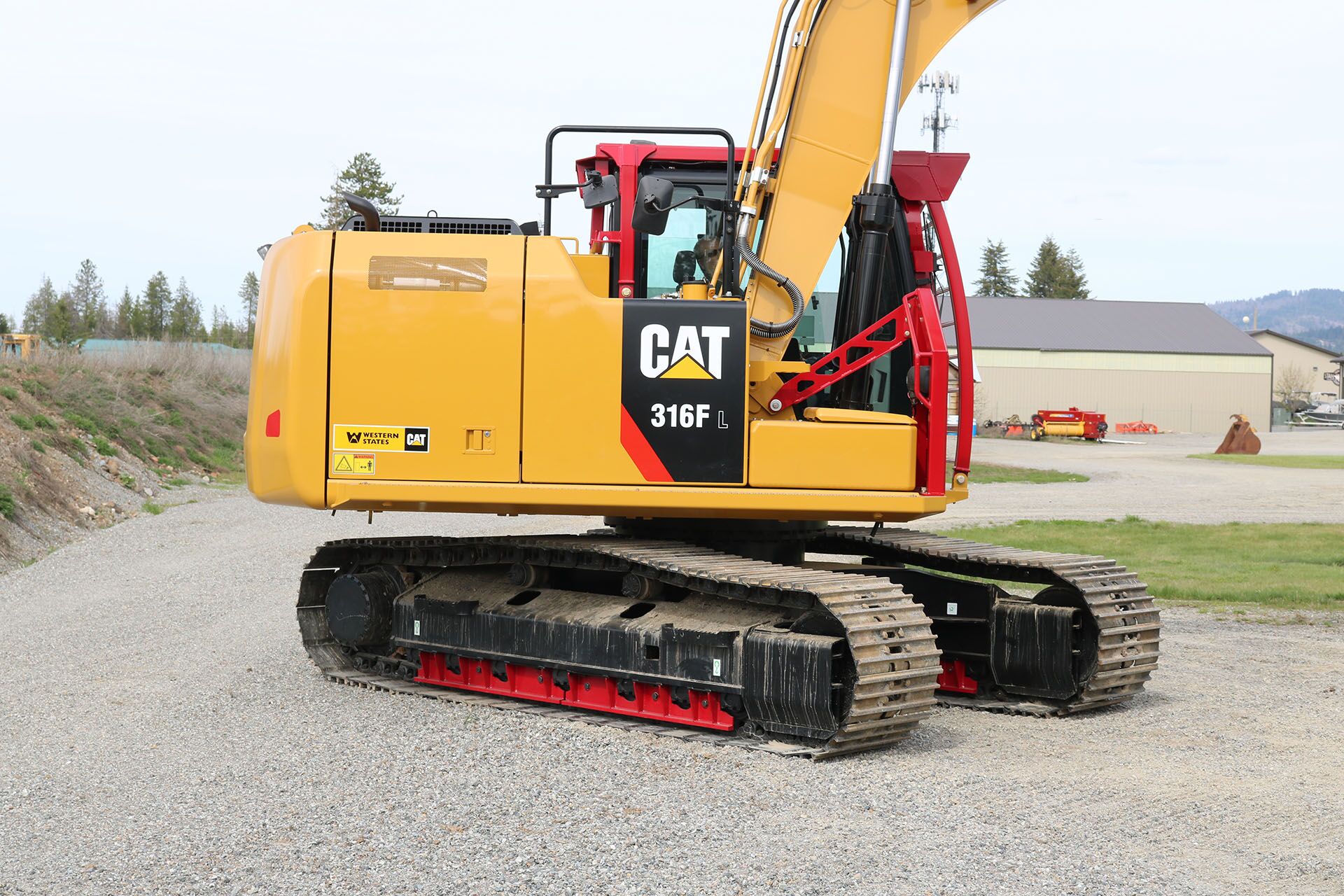 CAT 316F Custom Guarding