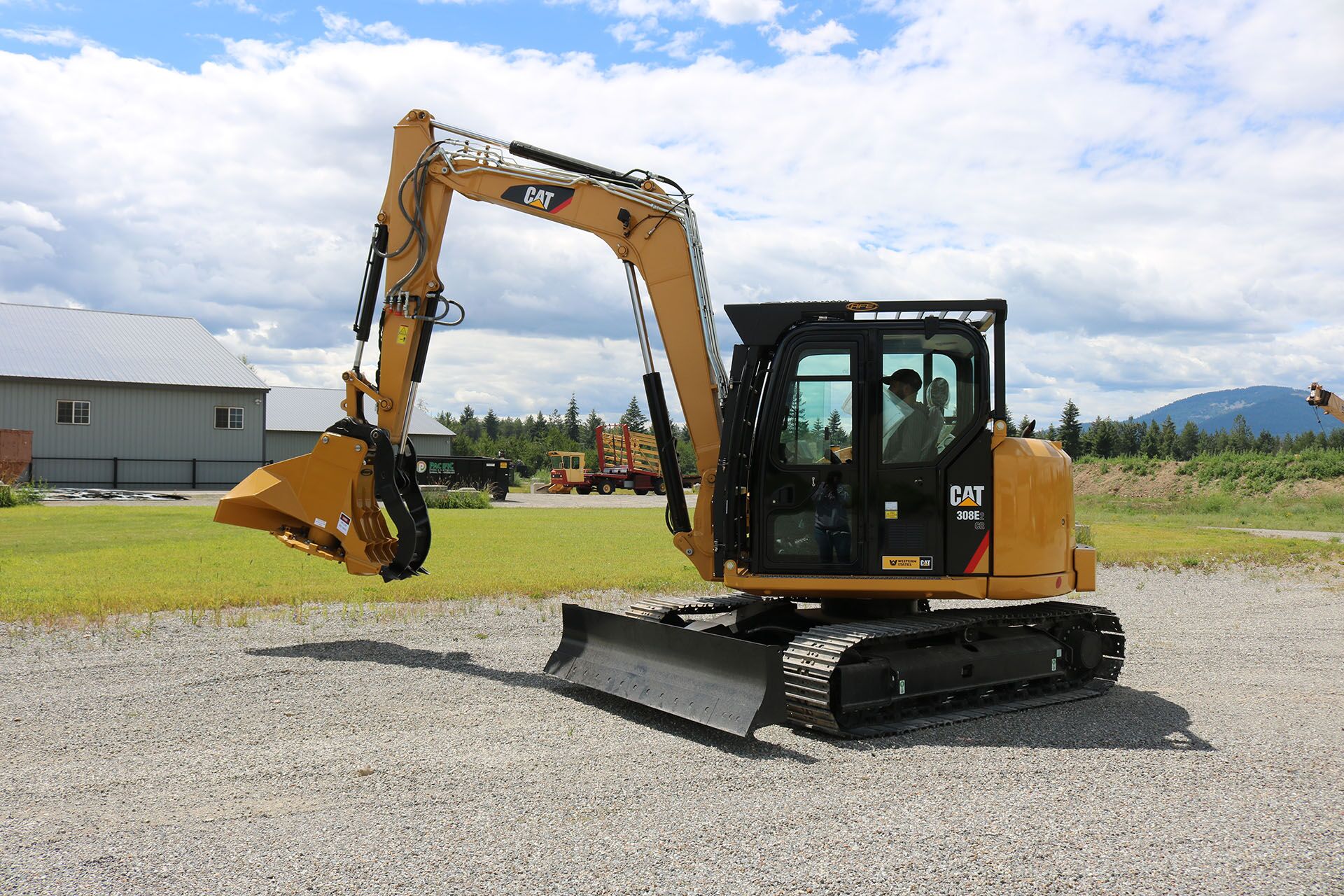 CAT 308E2 CR Custom Guarding