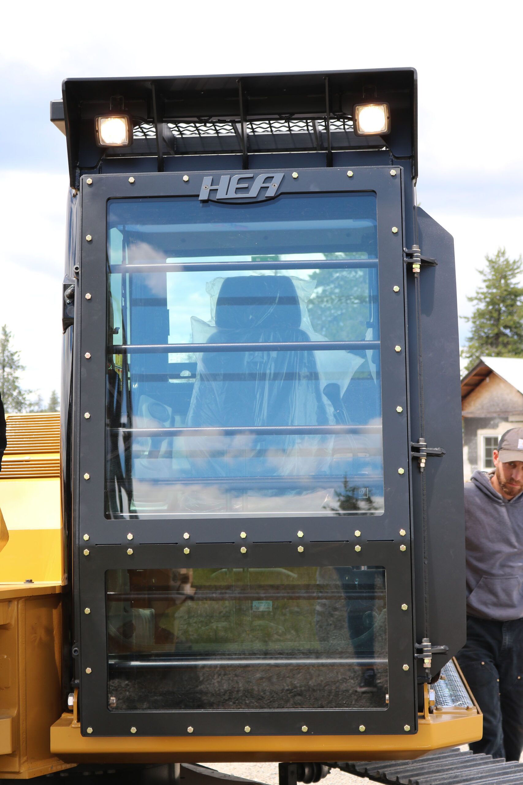 Caterpillar 308E2 Ballistic Logger Style Window