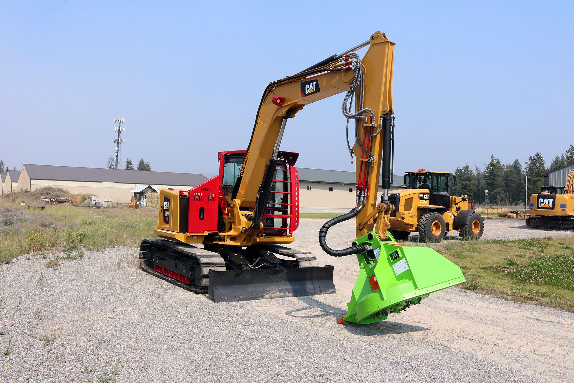 Cat 309 Ballistic Guard Package and RDM34EXH