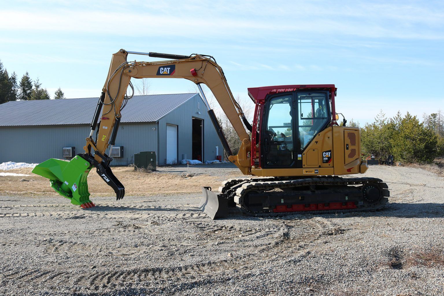 Cat 309 Ballistic Guard Package and RDM34EXH