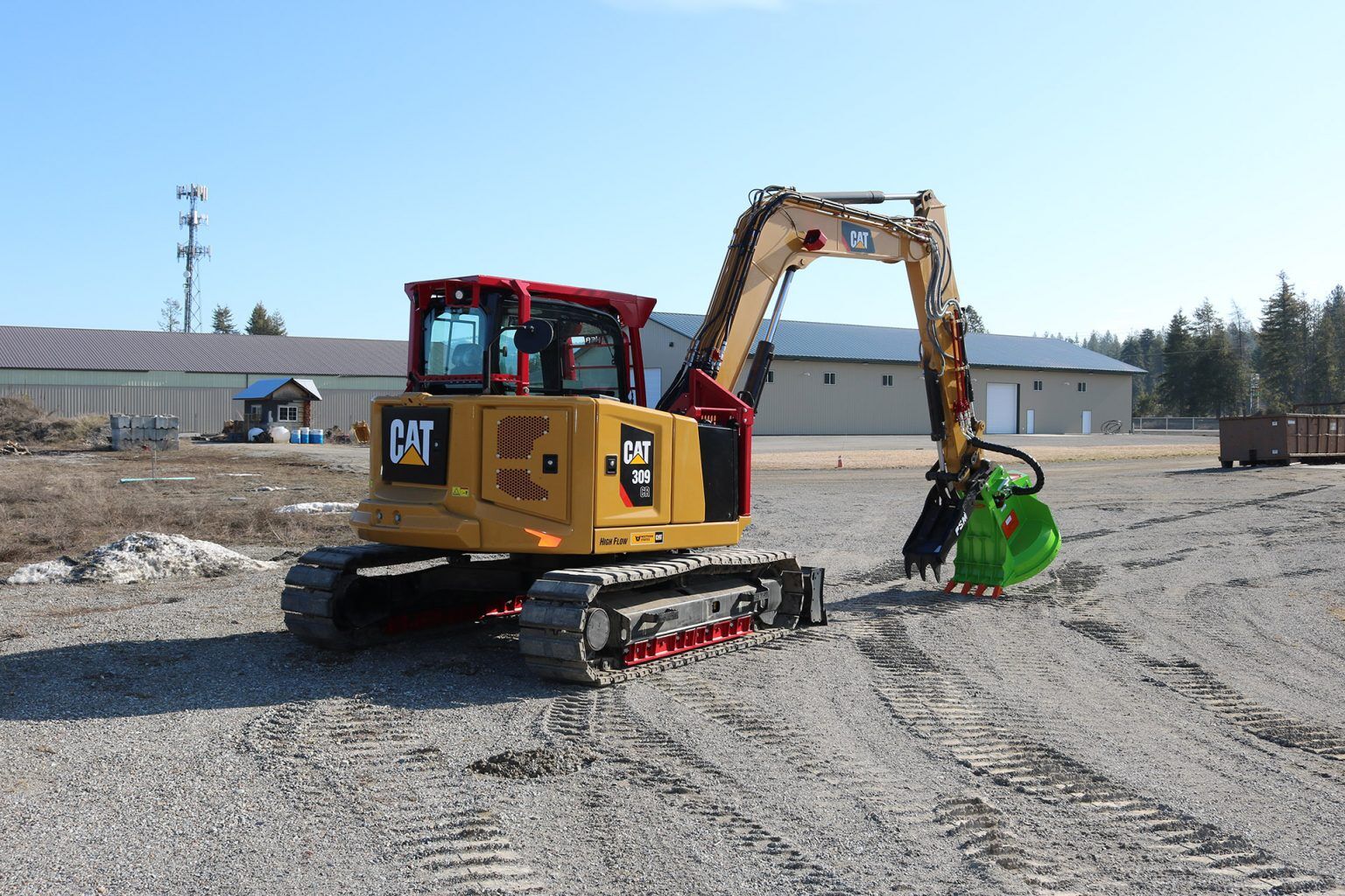 Cat 309 Ballistic Guard Package and RDM34EXH