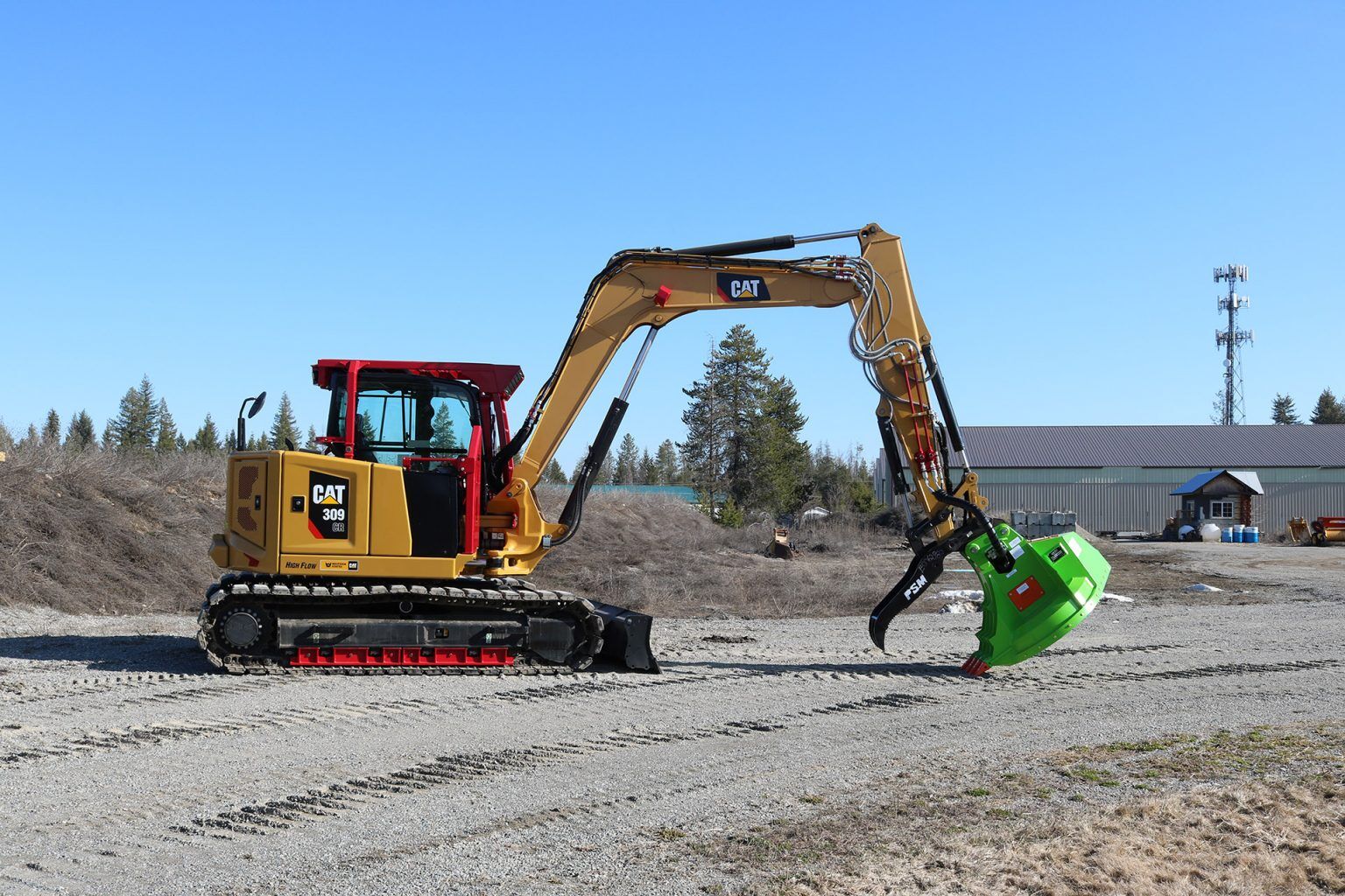 Cat 309 Ballistic Guard Package and RDM34EXH