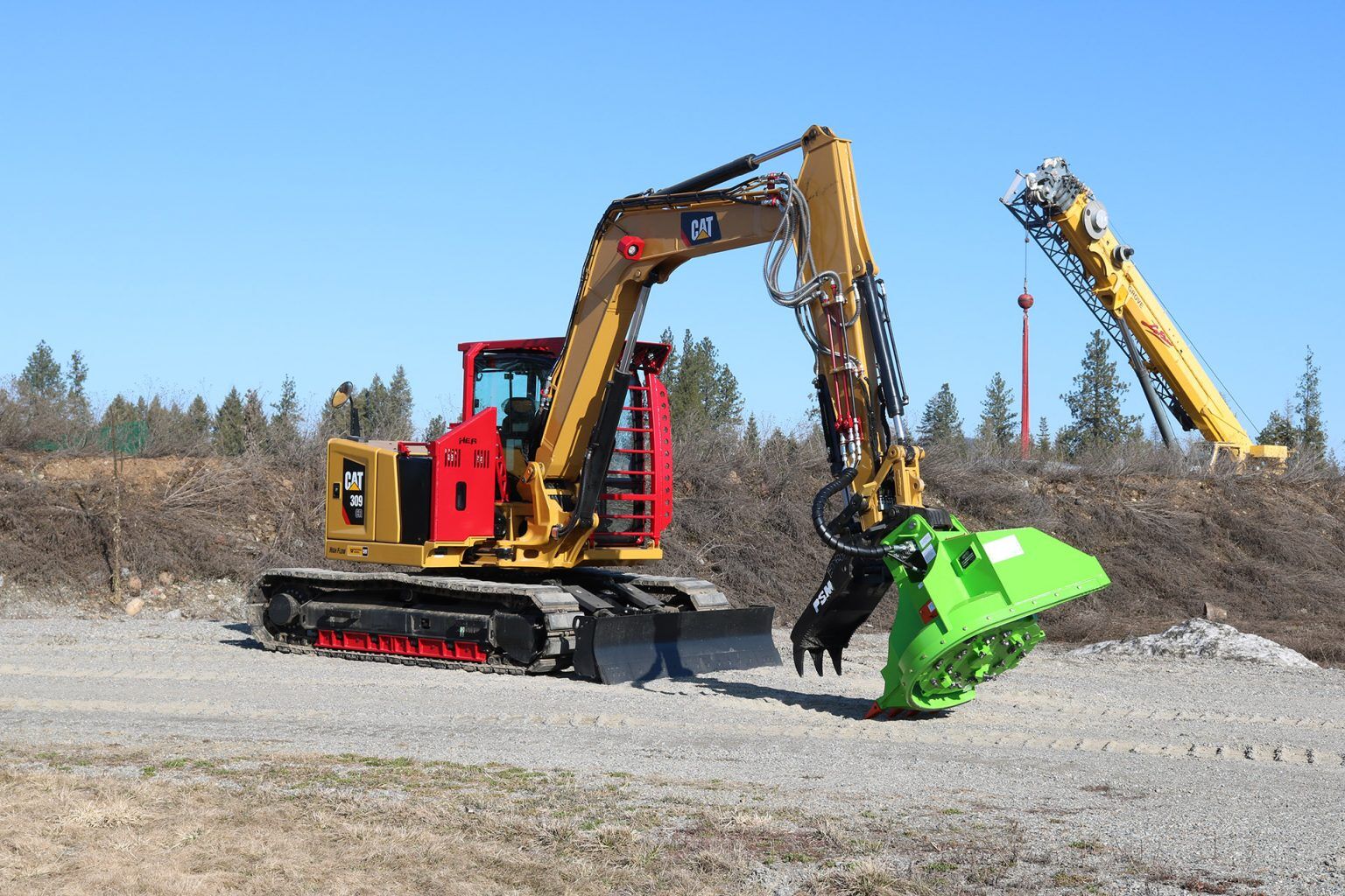 Cat 309 Ballistic Guard Package and RDM34EXH