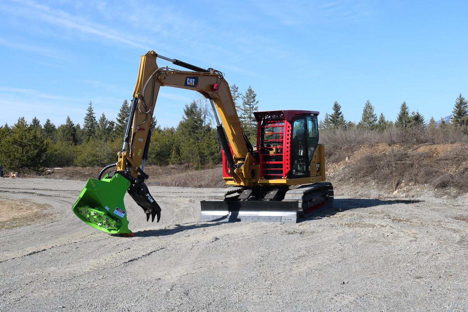 Cat 309 Ballistic Guard Package and RDM34EXH