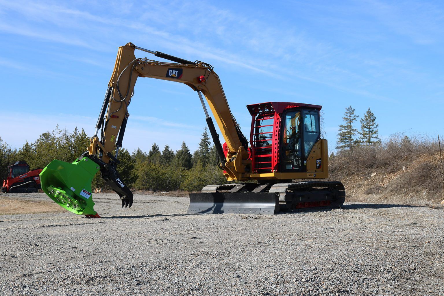 Cat 309 Ballistic Guard Package and RDM34EXH