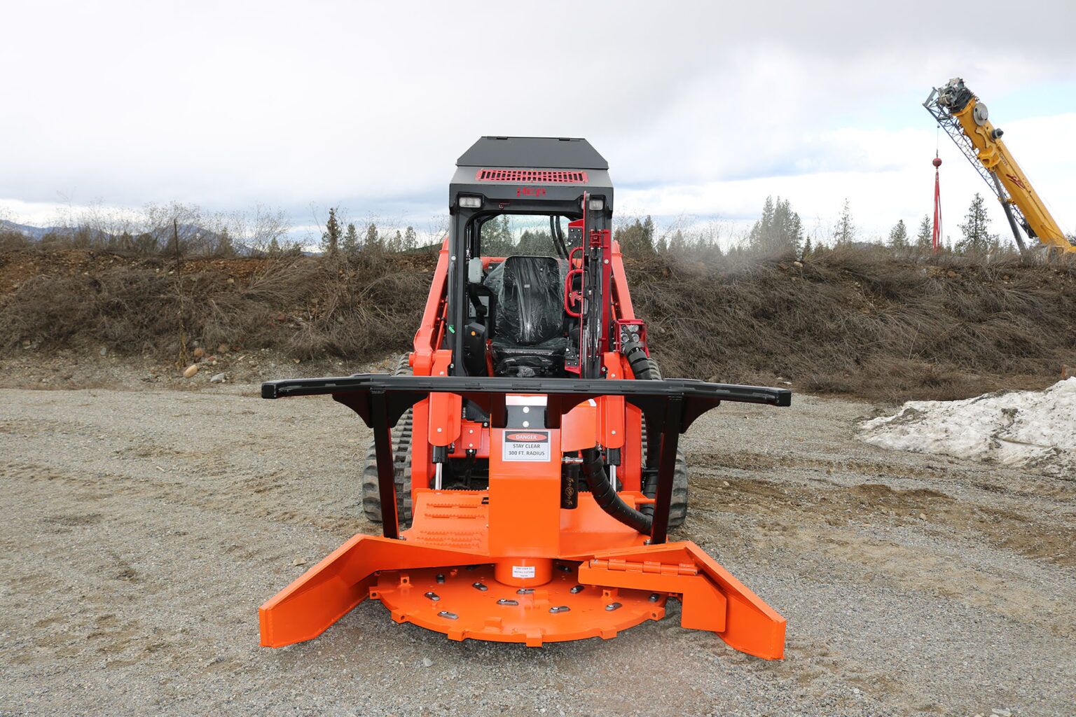 Kubota SVL95-2 Ballistic Door and Top Cab Guard and Cooler