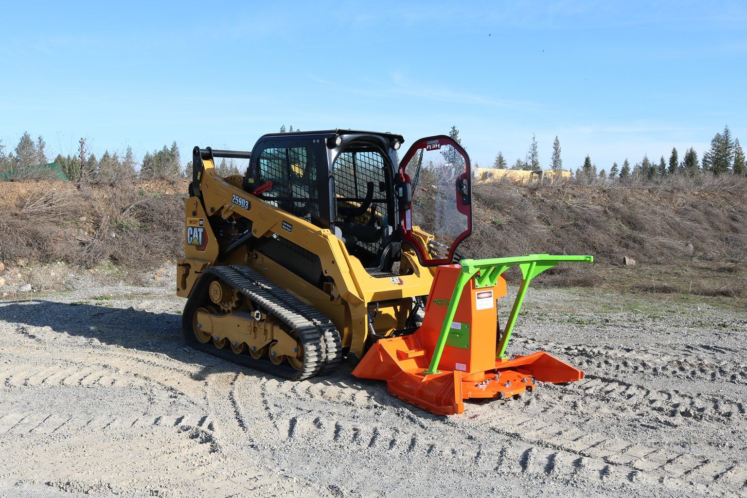 CAT 259D3 Defender Ballistic Door