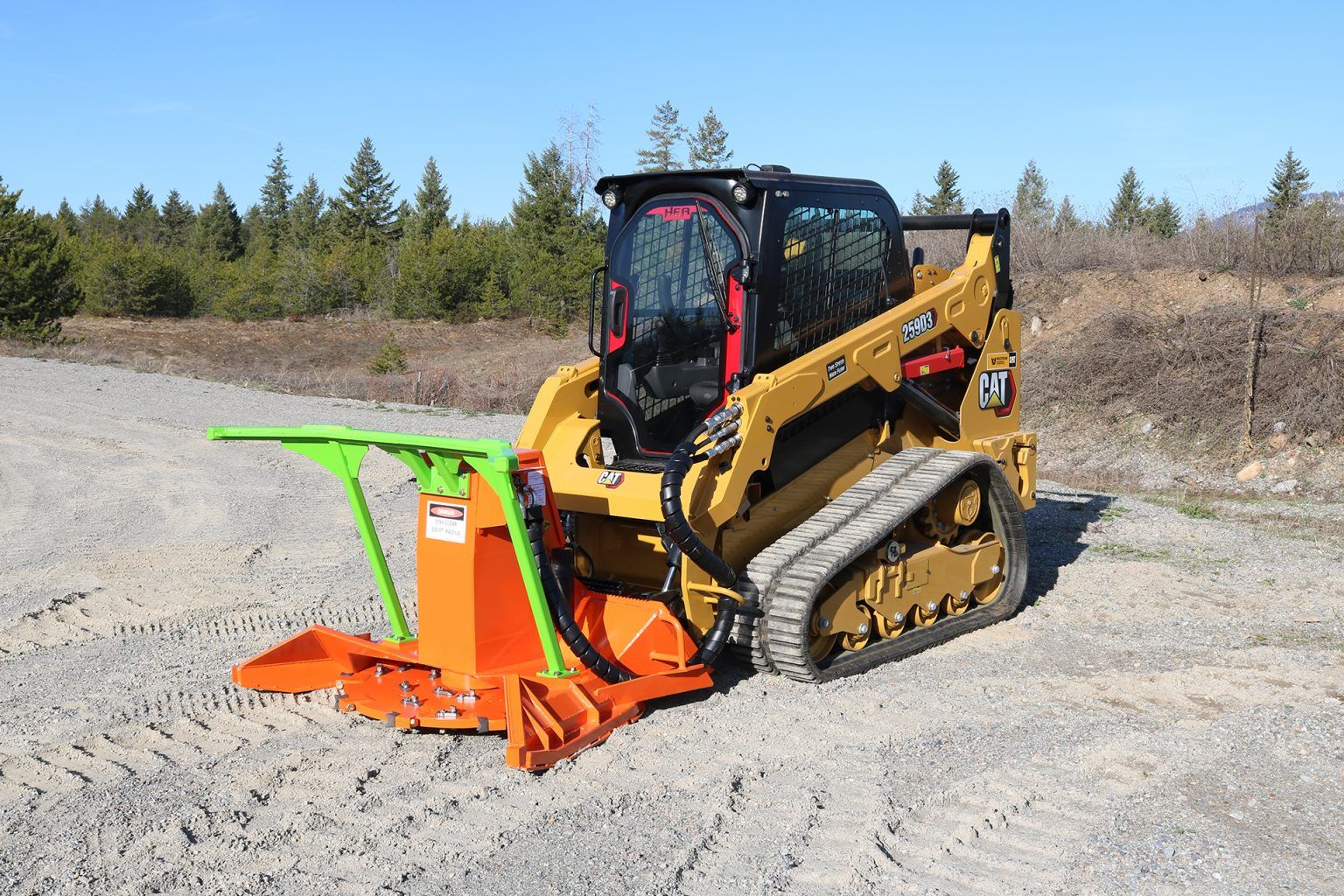 CAT 259D3 Defender Ballistic Door