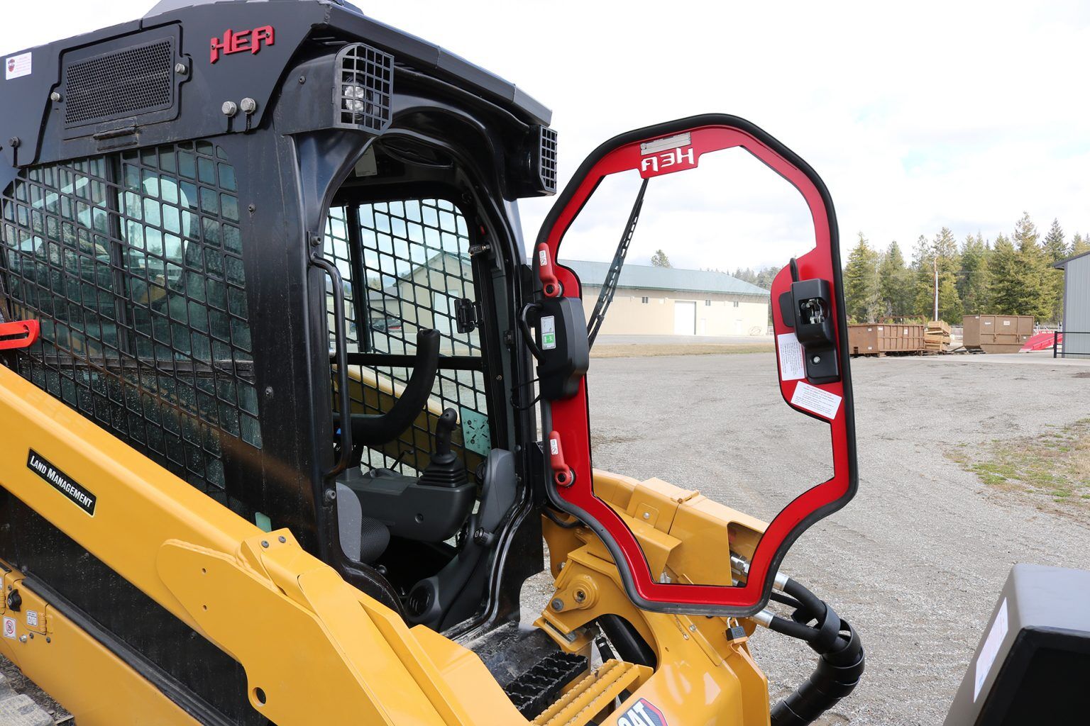 CAT 299D3 XE Ballistic Defender Door and Top Guard