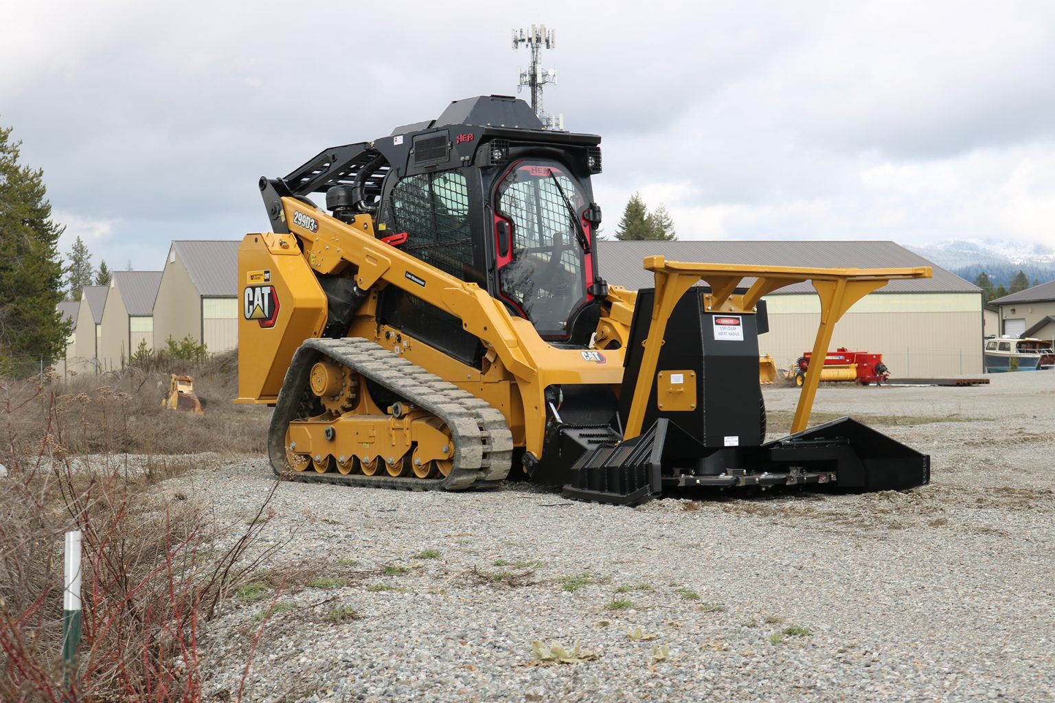 CAT 299D3 XE Ballistic Defender Door and Top Guard