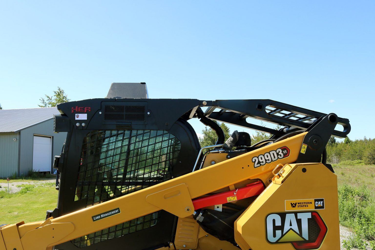 Cat 299D3 Defender Door and Top Cab Guard Cat 299D3 Defender Door and Top Cab Guard