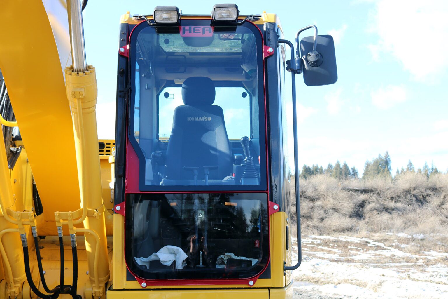 Komatsu PC138 ~ Ballistic Window