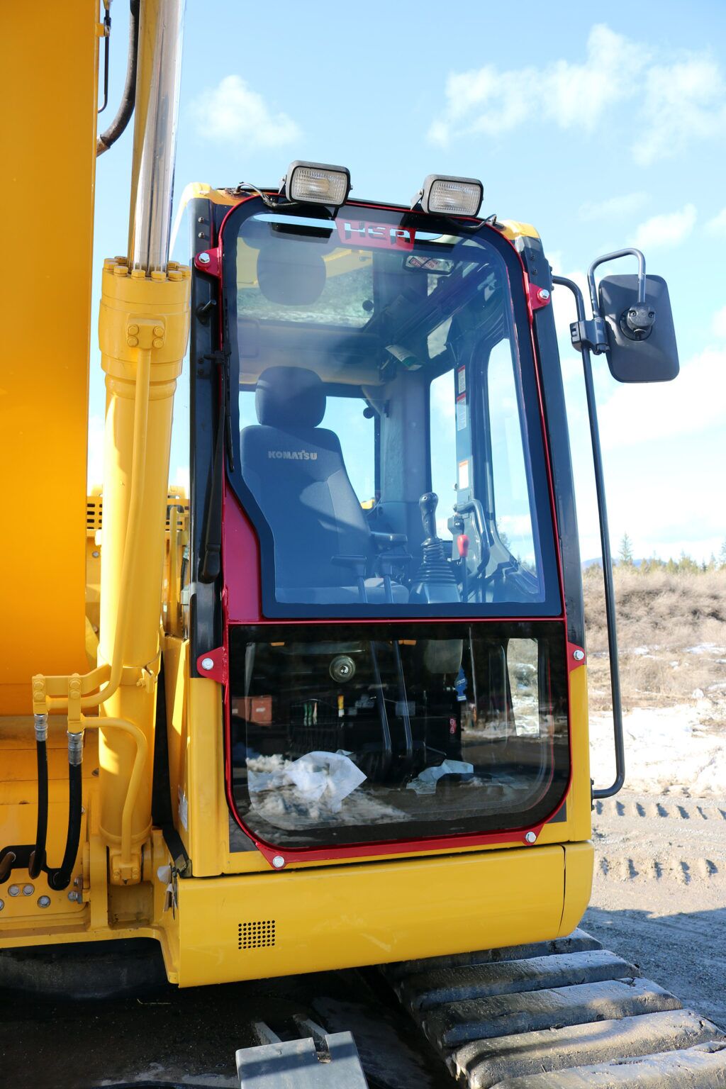 Komatsu PC138 ~ Ballistic Window