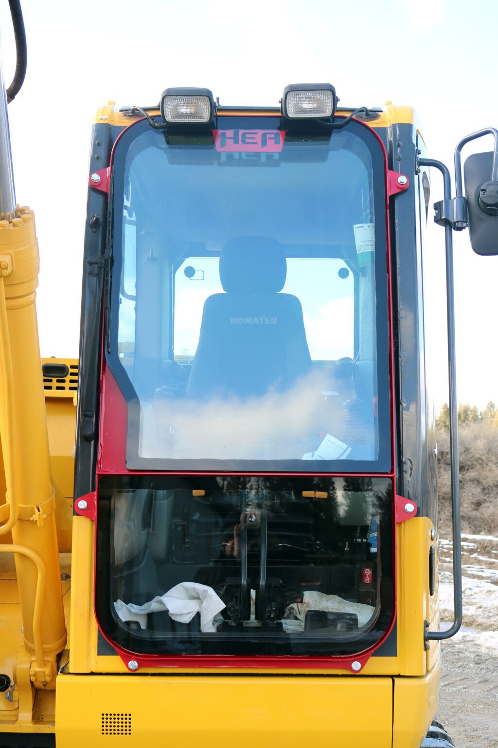 Komatsu PC138 ~ Ballistic Window