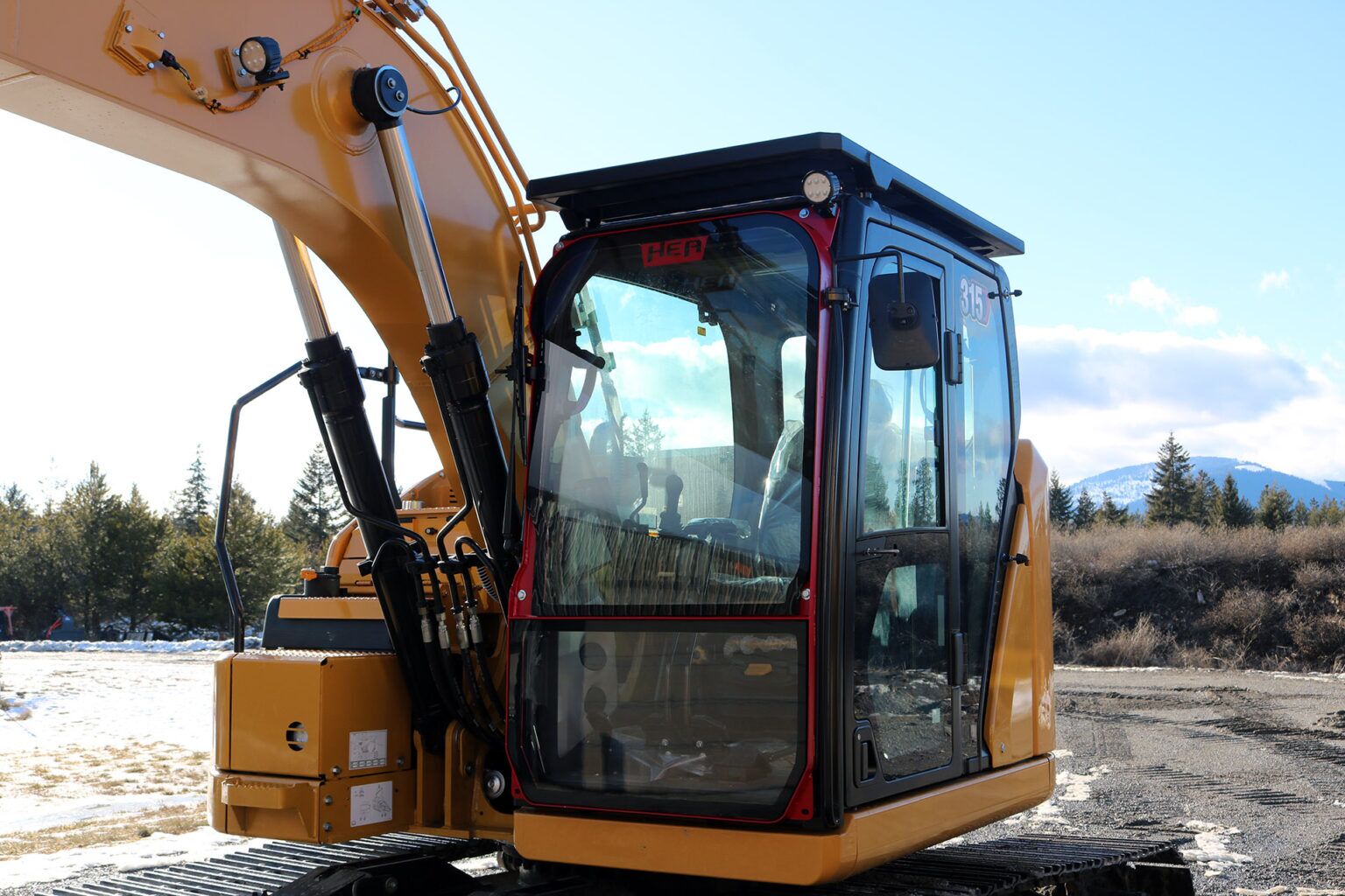 Caterpillar 315 Next Gen Bolt on Top Cab Guard