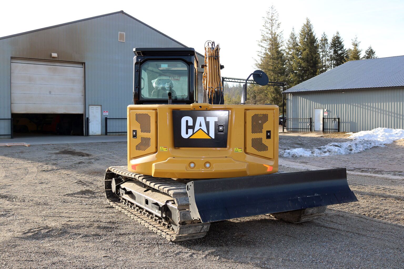 Caterpillar 309 Bolt on Ballistic Window and Bolt on Top Guard