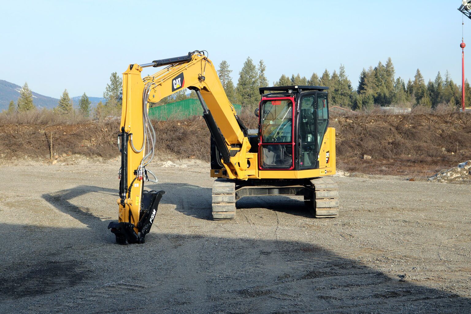 Caterpillar 309 Bolt on Ballistic Window and Bolt on Top Guard