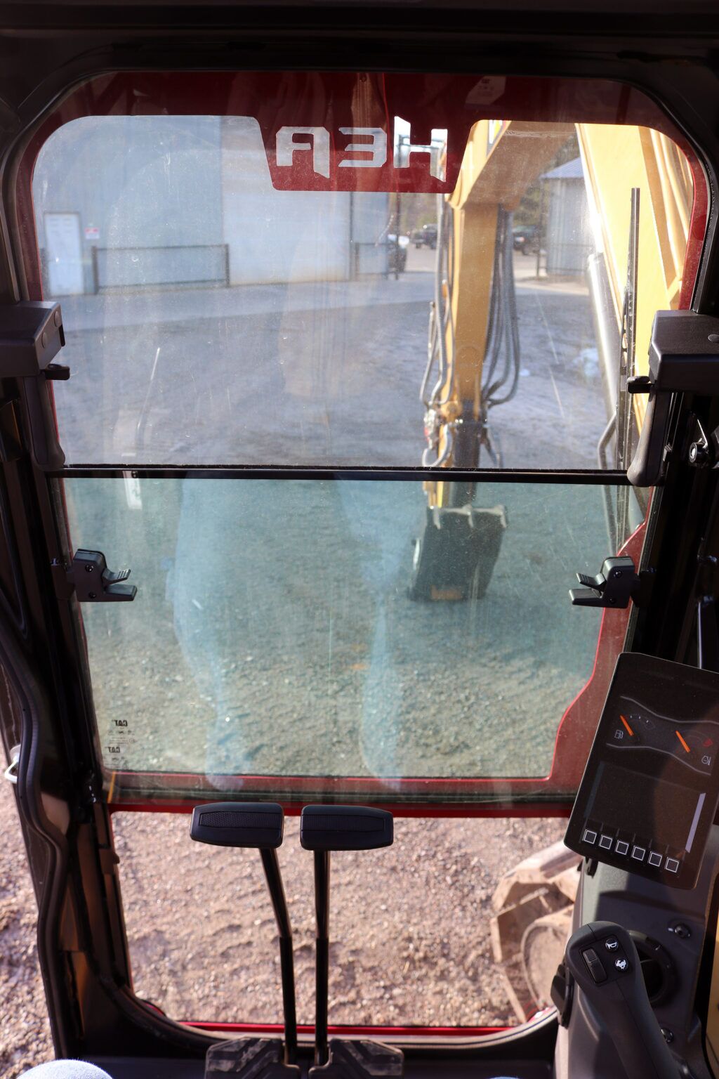 Caterpillar 309 Bolt on Ballistic Window and Bolt on Top Guard