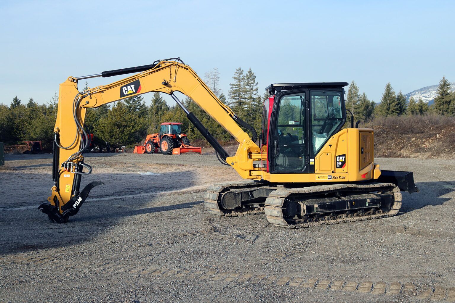 Caterpillar 309 Bolt on Ballistic Window and Bolt on Top Guard