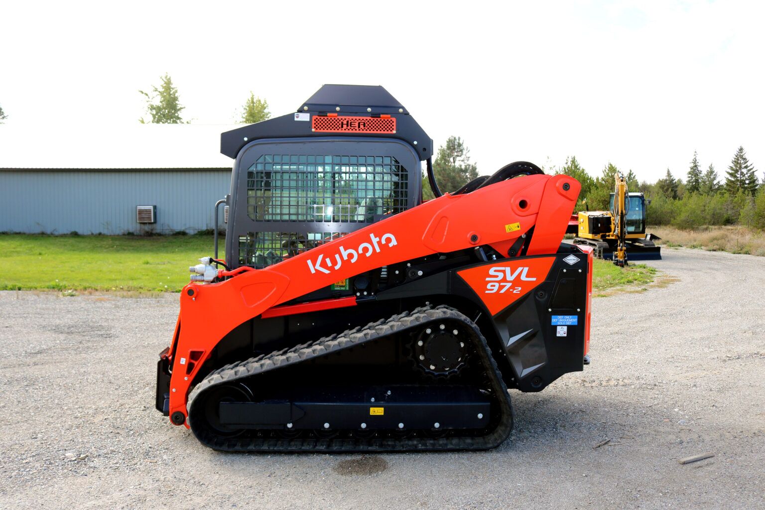 Kubota SVL97-2 equipped with HEA Cooler