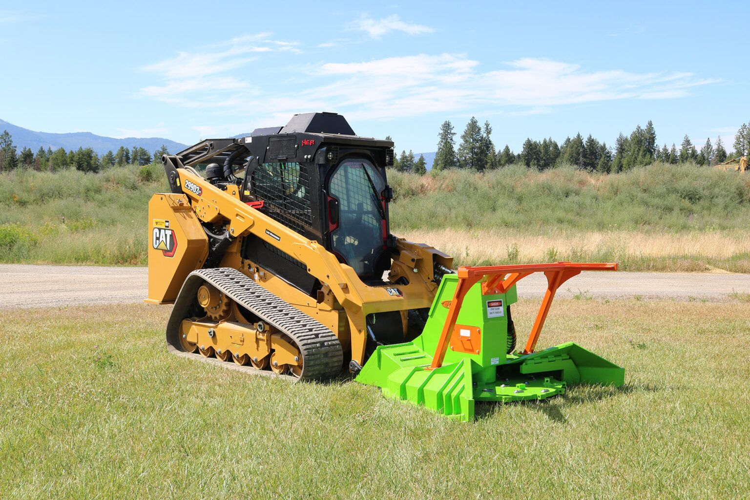 CAT 299D3 XE Land Management HEA Defender Ballistic Door, Enhanced Top Guard, and AFE SS Eco