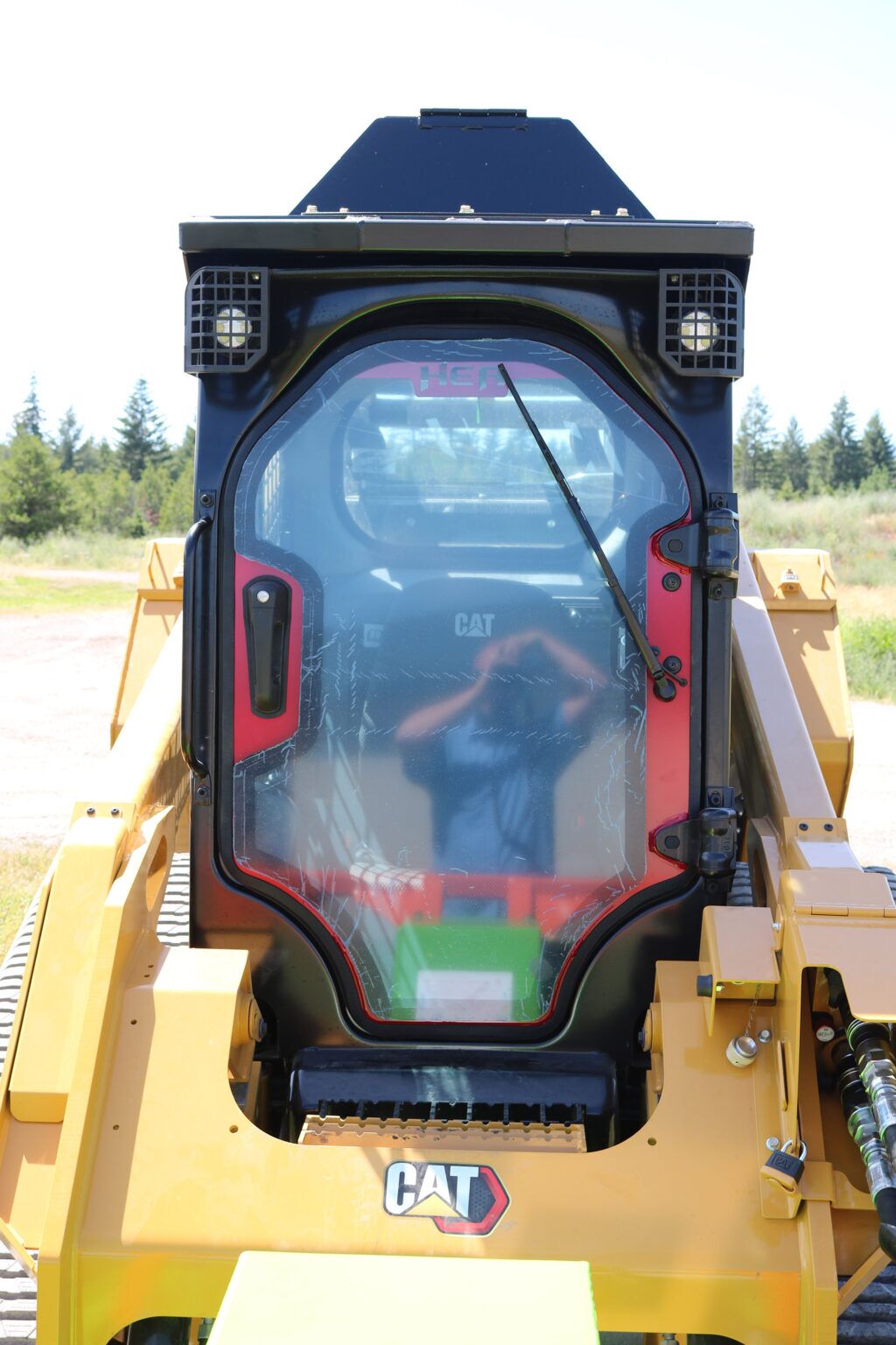 CAT 299D3 XE Land Management HEA Defender Ballistic Door, Enhanced Top Guard, and AFE SS Eco