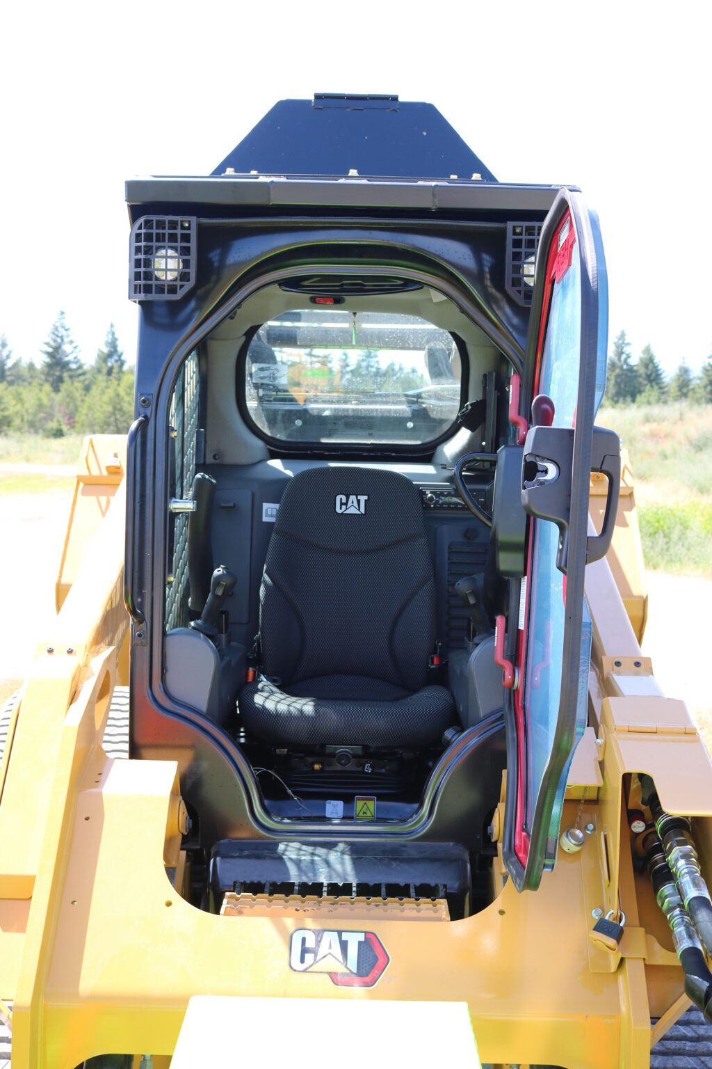 CAT 299D3 XE Land Management HEA Defender Ballistic Door, Enhanced Top Guard, and AFE SS Eco