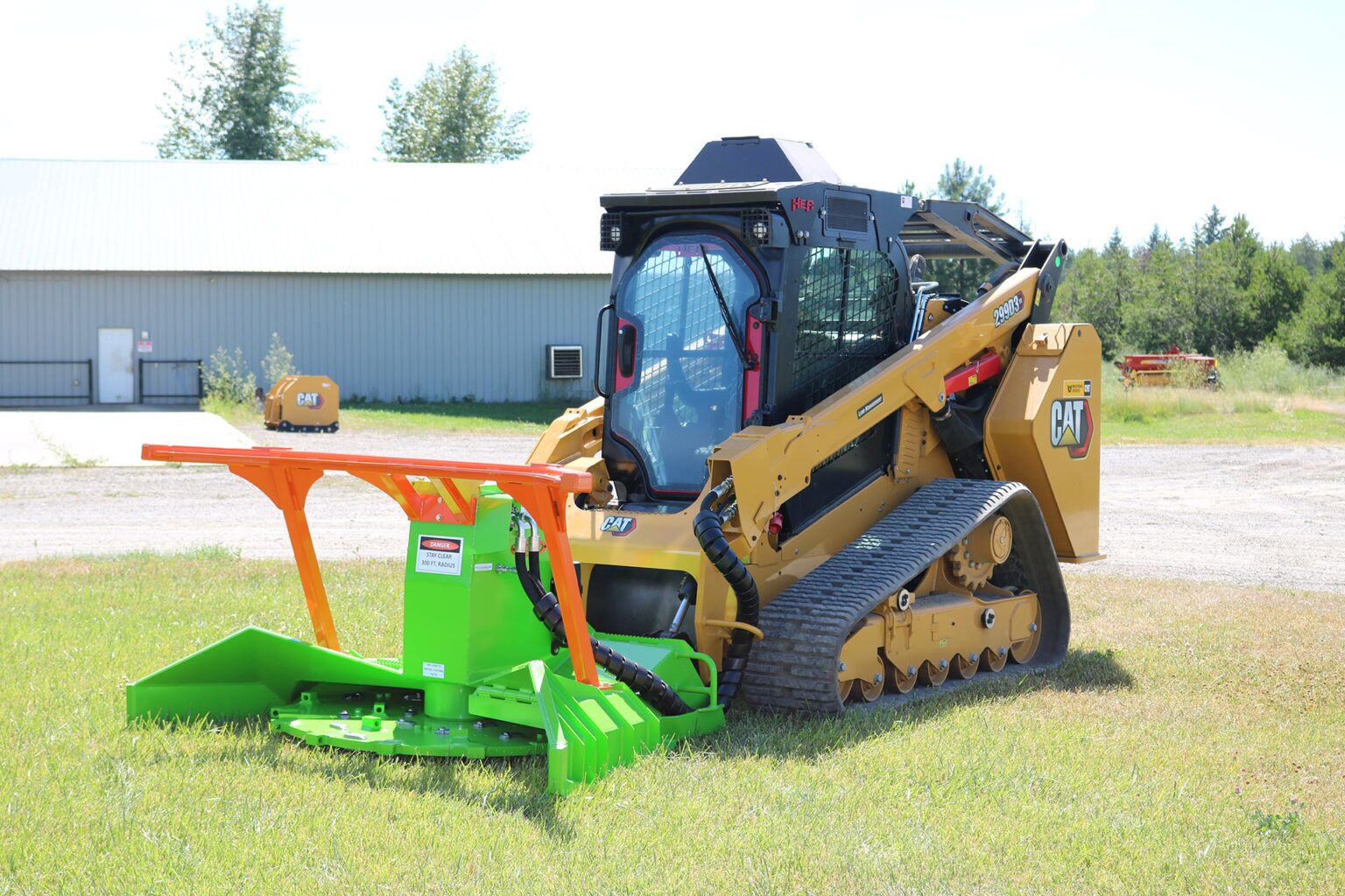 CAT 299D3 XE Land Management HEA Defender Ballistic Door, Enhanced Top Guard, and AFE SS Eco