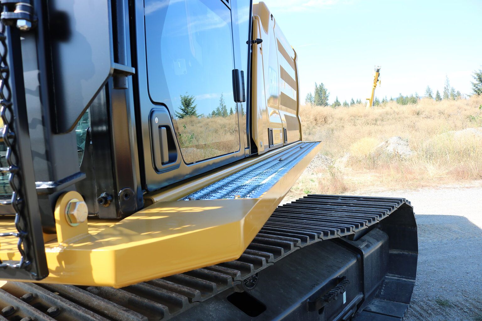 Caterpillar 336NG ~ Custom HEA Cab Guard and Running Boards